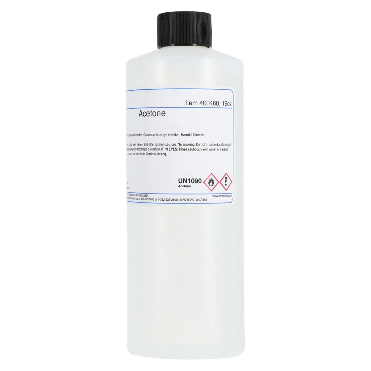 Acetone ACS Grade 100% Reagent, 16 oz Bottle, 400460 thumbnail 2