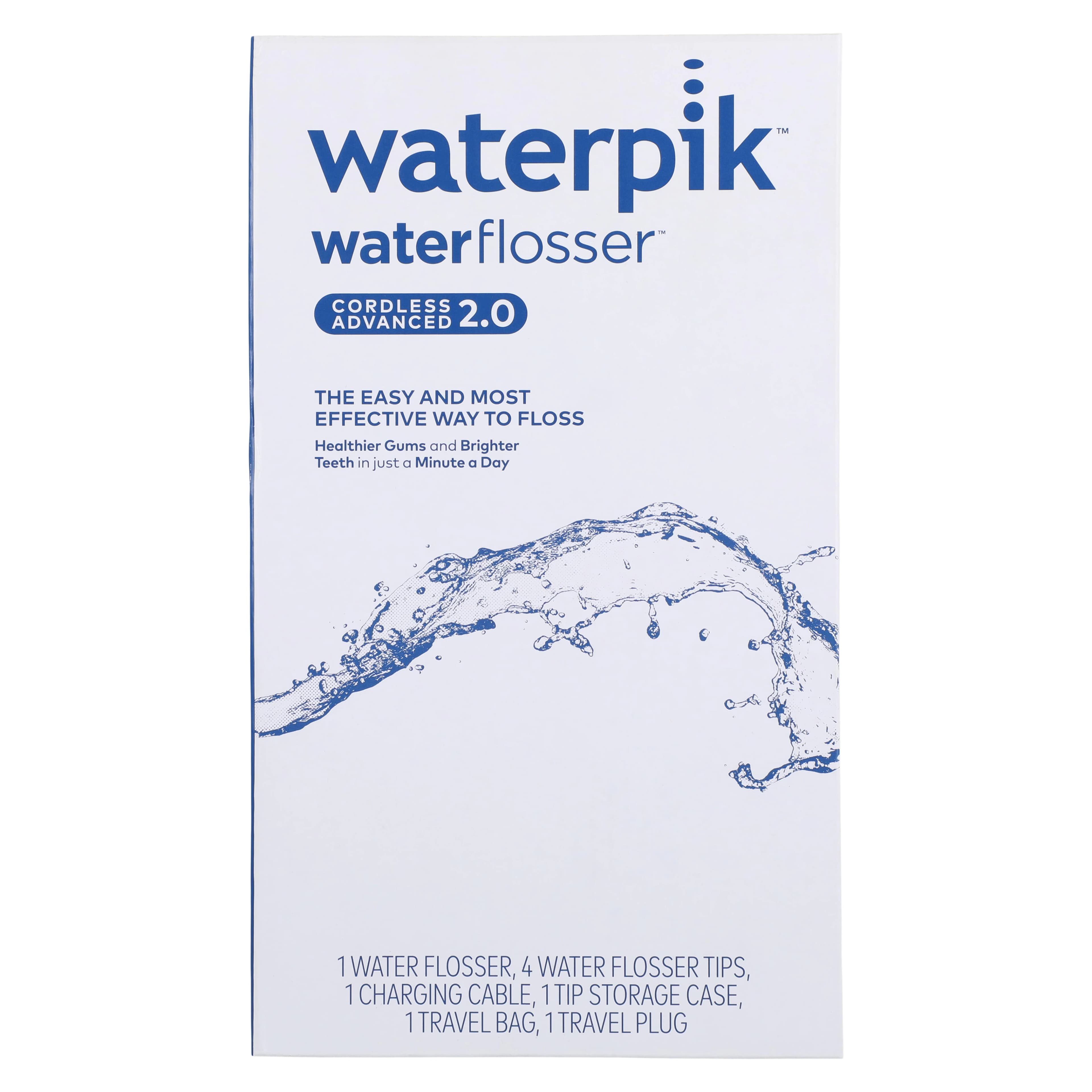 Waterpik Cordless Advanced 2.0 Water Flosser, WP-580, Pearly White, 1 Each thumbnail 3