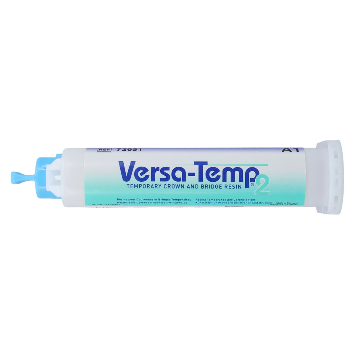 Versa-Temp® 2 Temporary Crown and Bridge Resin, Shade A1, 50ml Cartridge Refill (with 15 Mixing Tips) thumbnail 3