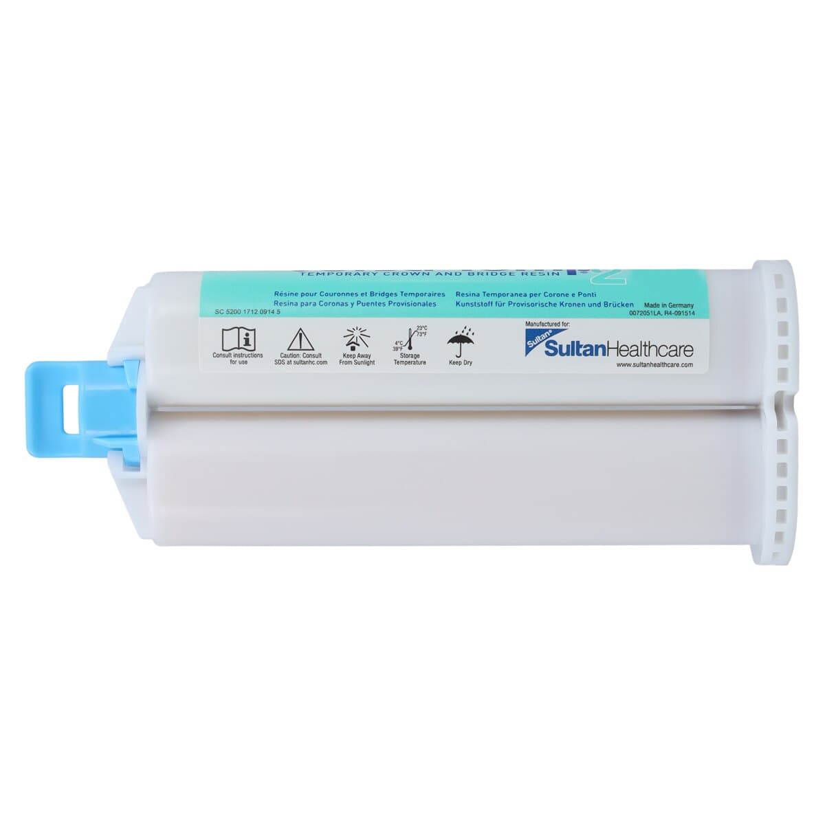 Versa-Temp® 2 Temporary Crown and Bridge Resin, Shade A1, 50ml Cartridge Refill (with 15 Mixing Tips) thumbnail 5