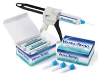 Versa-Temp® 2 Temporary Crown and Bridge Resin, Shade A1, 50ml Cartridge Refill (with 15 Mixing Tips) - Versa-Temp® 2 Temporary Crown and Bridge Resin Shade A1 50ml Cartridge - Image 1