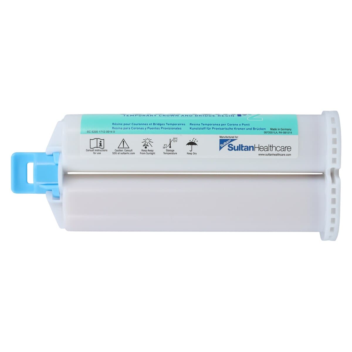 Versa-Temp® 2 Temporary Crown and Bridge Resin, Shade A2, 50ml Cartridge Refill (with 15 Mixing Tips) thumbnail 5