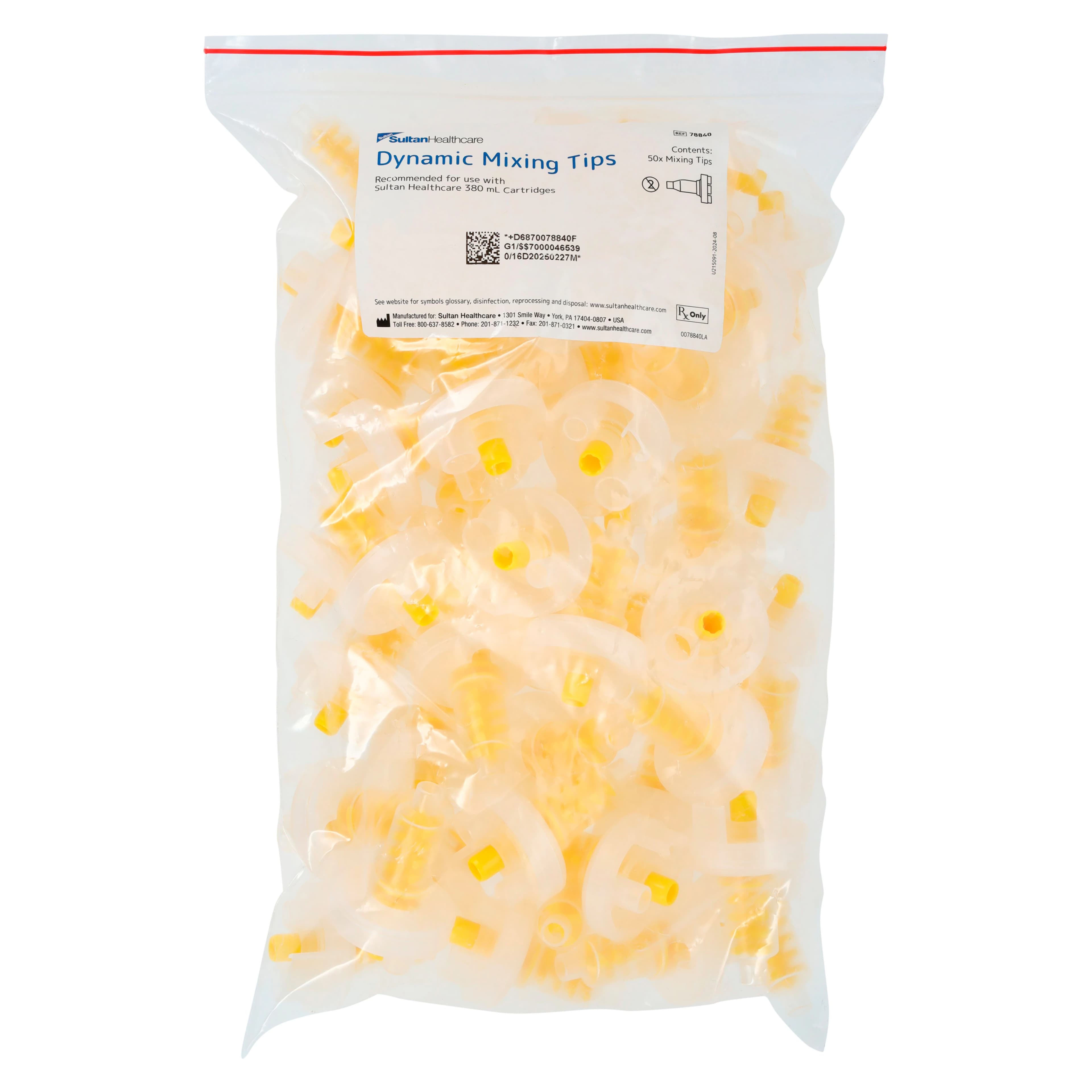 Sultan Dynamic Mixing Tips 380mL, Yellow, 50/Pk thumbnail 5