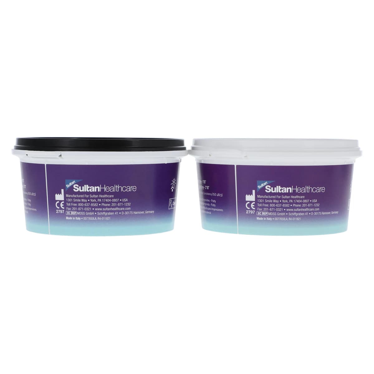 Genie® VPS Putty Rapid Set Impression Material, Berry Flavor, 2 x 300ml Jars (2x445g), Purple thumbnail 4