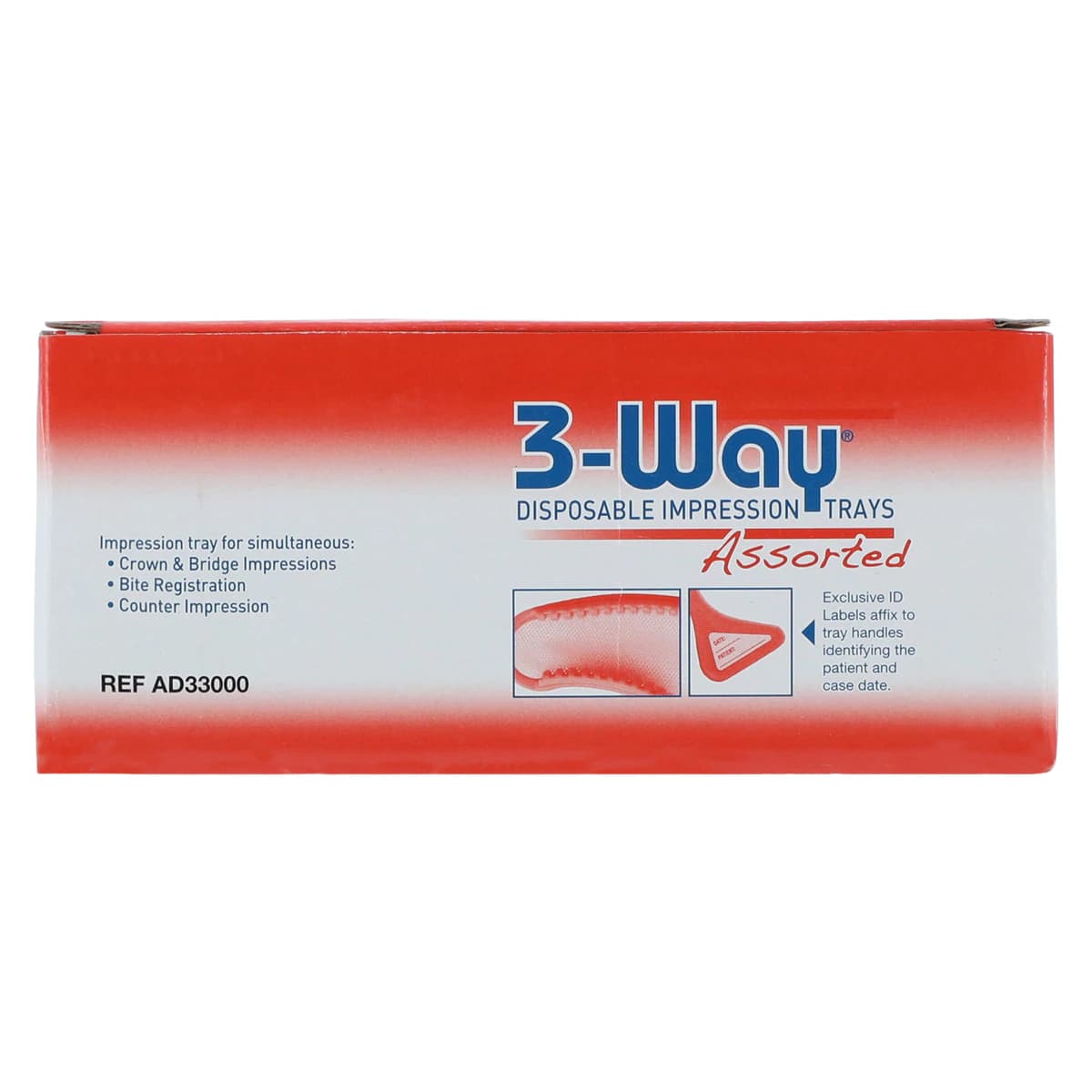 Sultan 3-Way Disposable Impression Trays, Assorted Pack, 40/Box thumbnail 4
