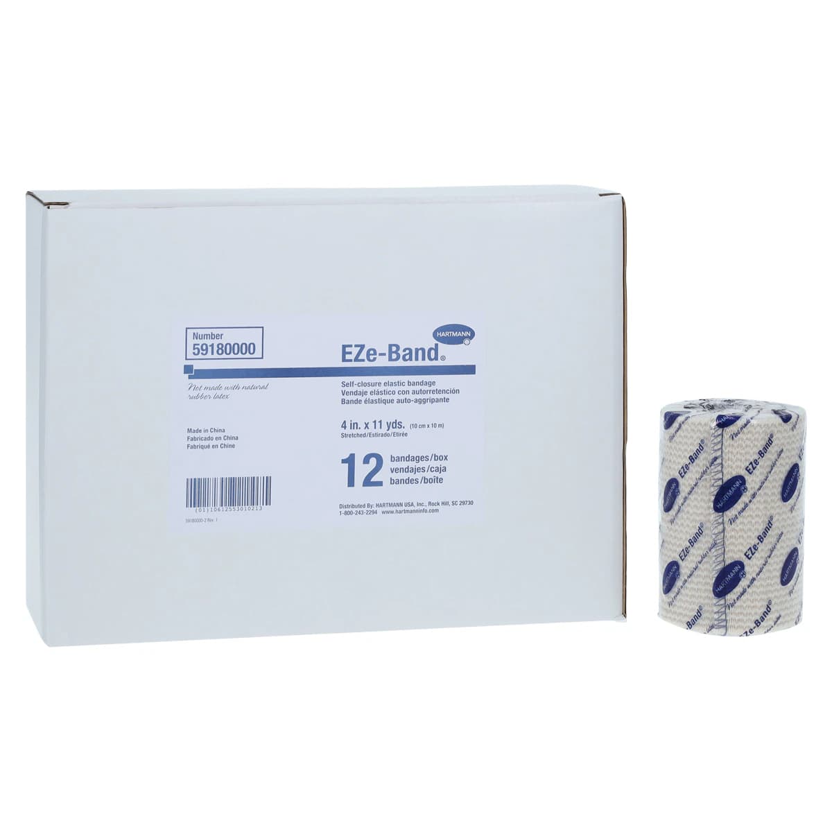 Hartmann EZe-Band Elastic Bandage, Cotton/Polyester, 4" x 11 yd, Beige, Non-Sterile, 36/Case thumbnail 2