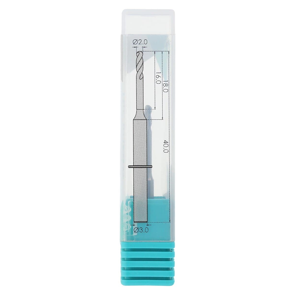 Prima Dental Wieland 2mm Uncoated Carbide Milling Bur, Each thumbnail 4