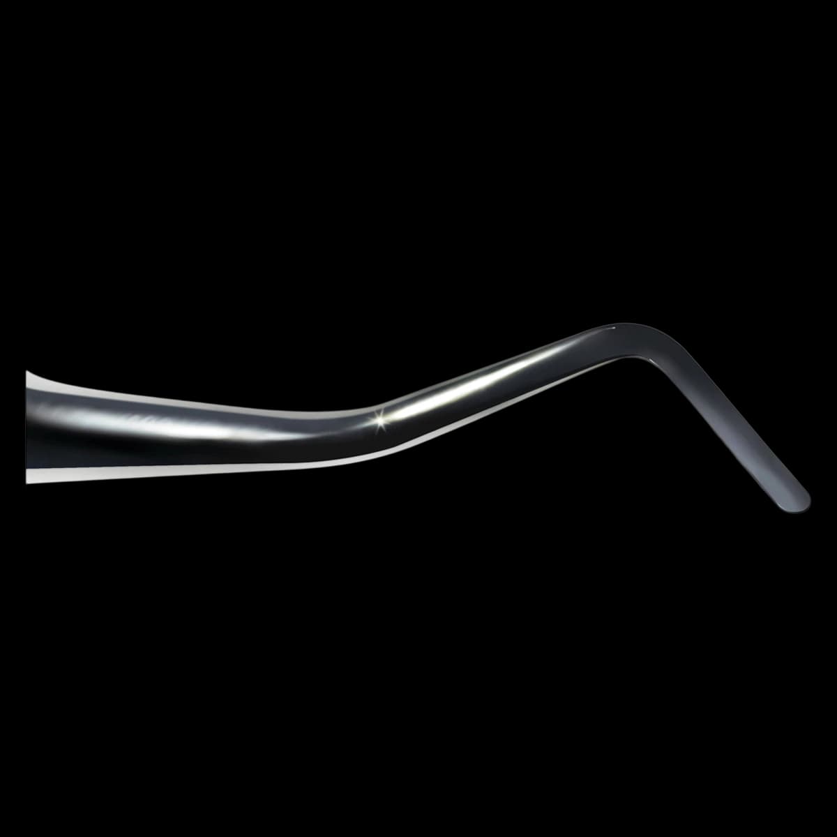 Pascal Retrax R-101 Semi-Round Non-Serrated Cord Packing Instrument, Black Titanium Nitride Coated Handle, 26-101 thumbnail 2