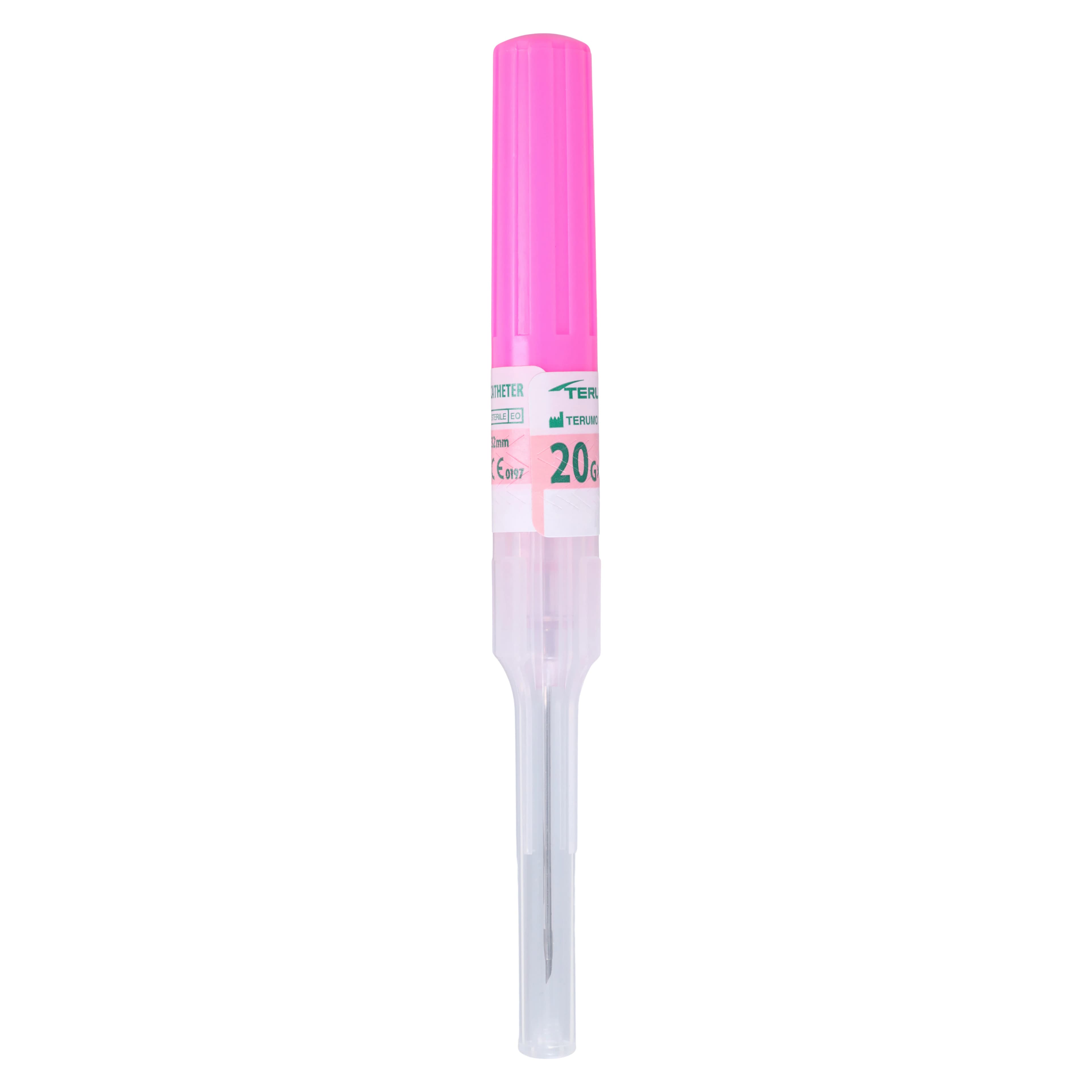 Terumo SurFlash IV Catheter, 20 Gauge, 1-1/4 inch, Polyurethane, Sterile, Latex-Free, Pink, 50/Box thumbnail 4