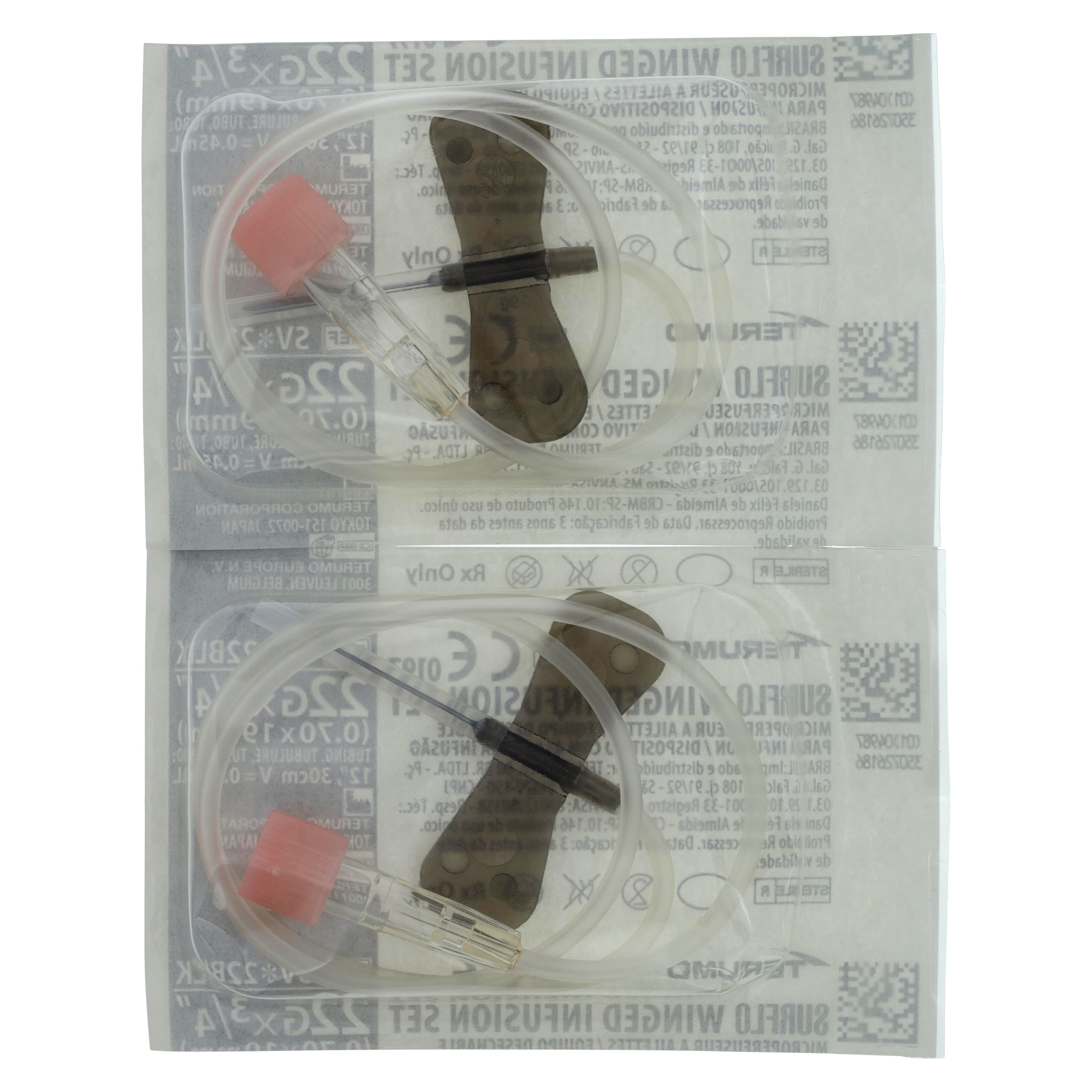 Terumo Surflo Winged Infusion Set, 22 Gauge, 3/4", 12" Length, Non-DEHP, Latex-Free, Sterile, 50/Box thumbnail 4