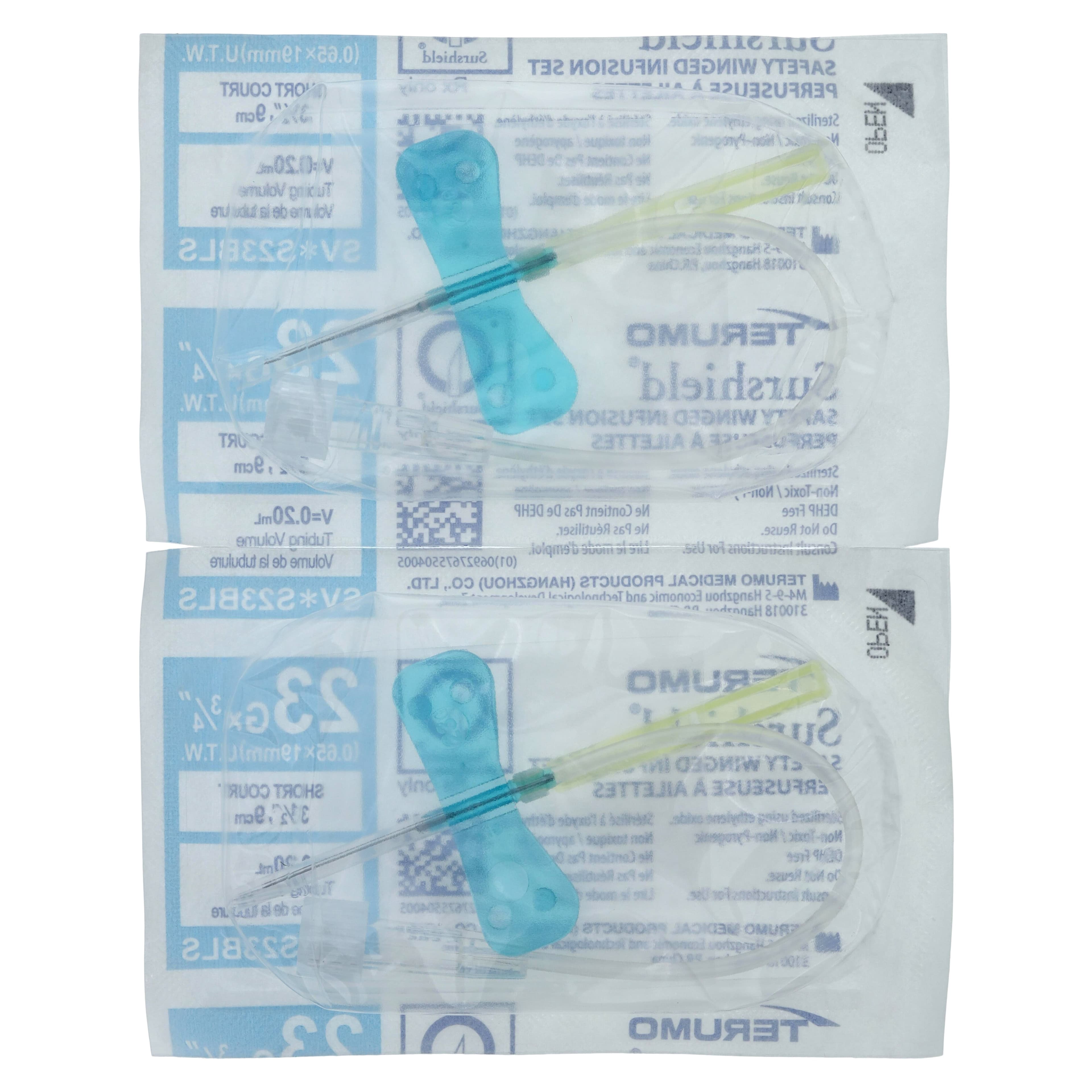 Terumo Safety Wing Infusion Set, 23 Gauge, 3/4" Needle, 3-1/2" Tubing, Sterile, Non-DEHP, Latex-Free, 50/Box thumbnail 4
