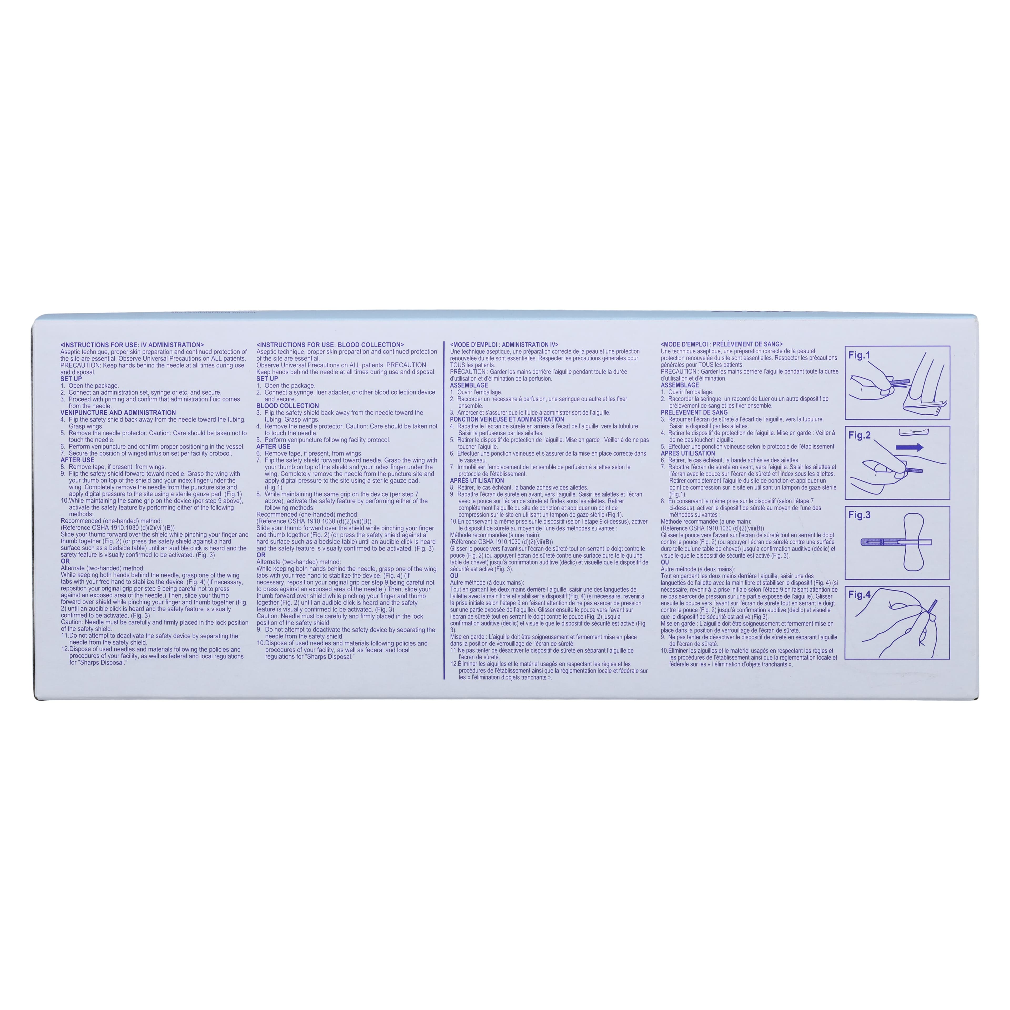 Terumo Safety Wing Infusion Set, 23 Gauge, 3/4" Needle, 3-1/2" Tubing, Sterile, Non-DEHP, Latex-Free, 50/Box thumbnail 6