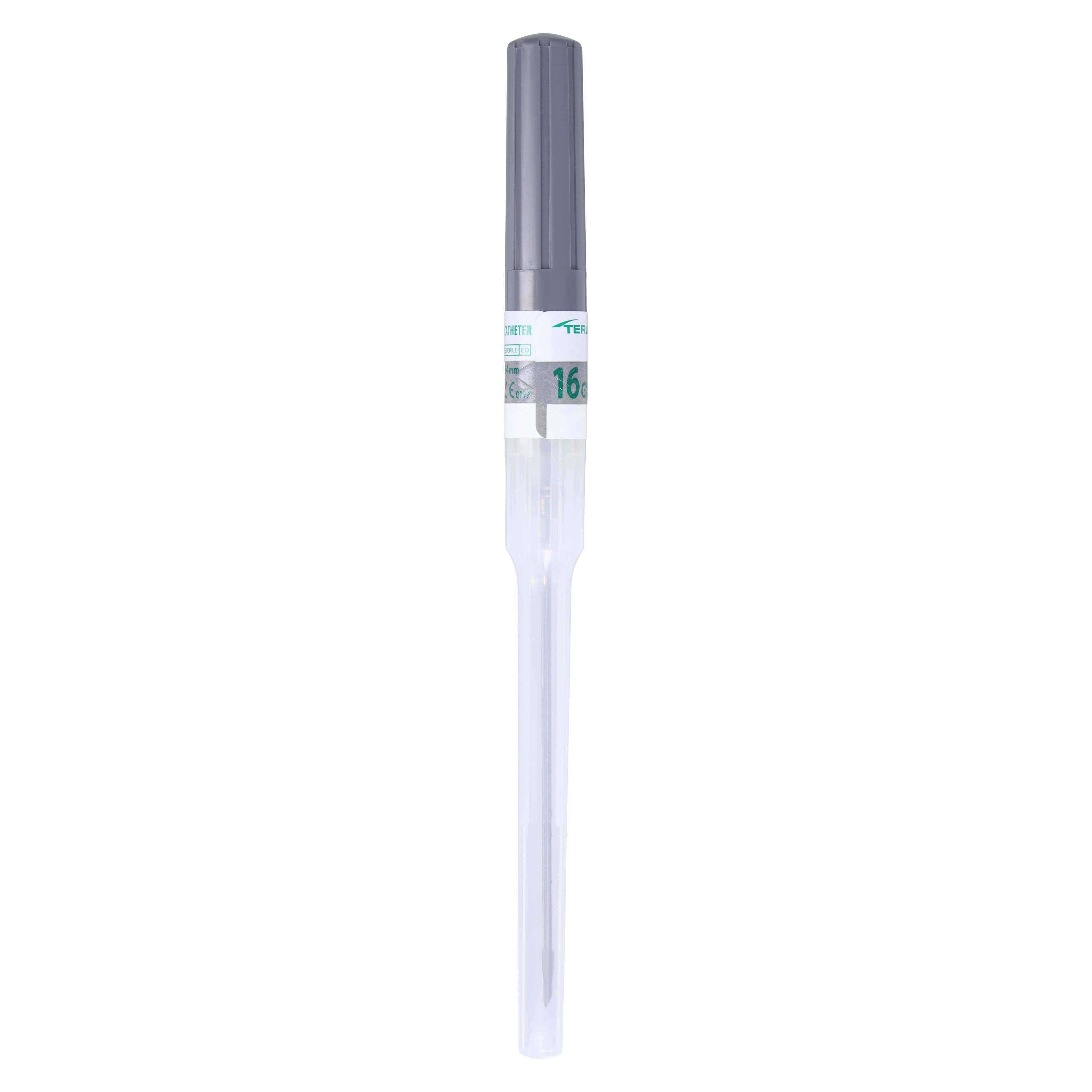 Terumo SurFlash IV Catheter, 16 Gauge, 2-1/2", Polyurethane, Sterile, Latex-Free, Gray, 50/Box thumbnail 5