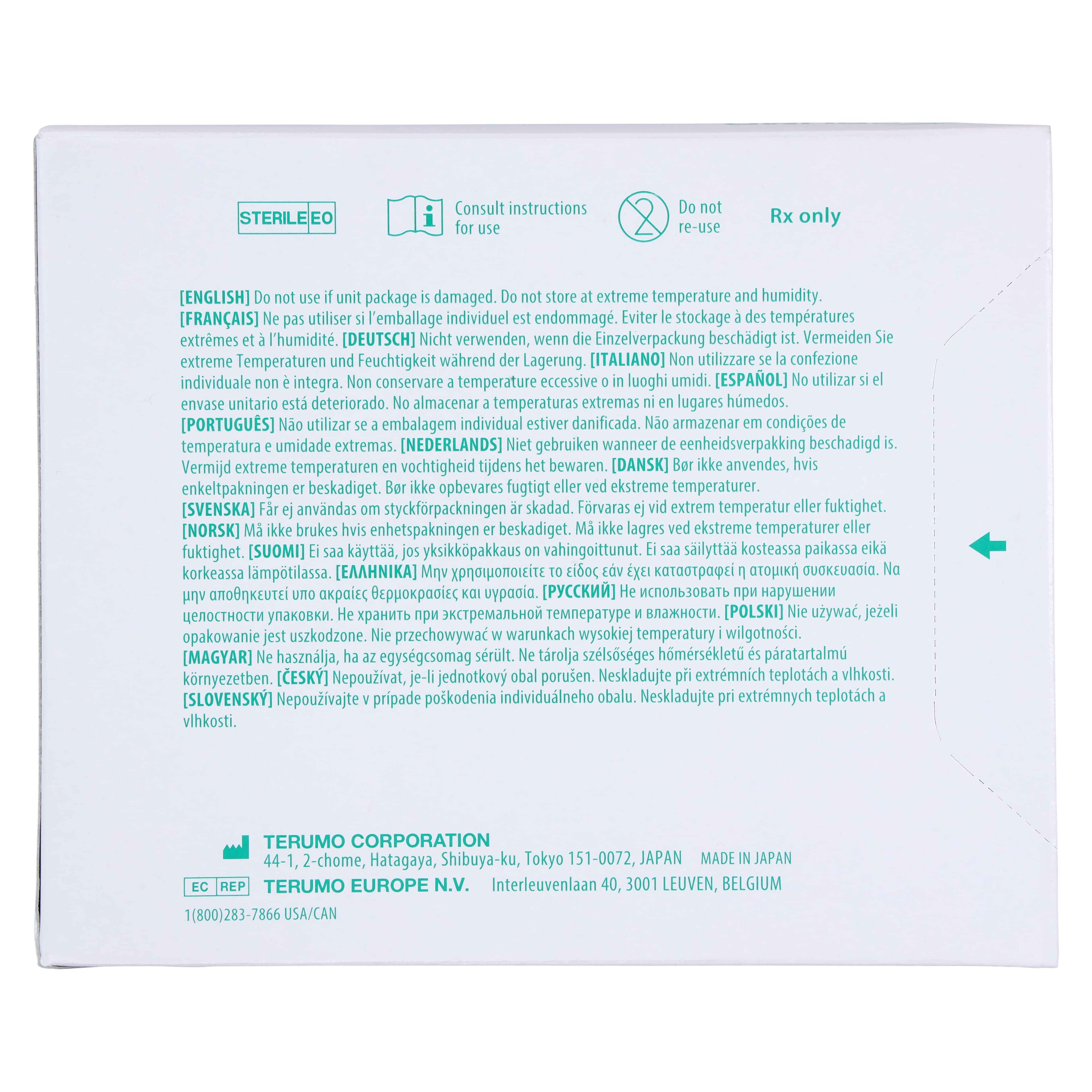 Terumo SurFlash IV Catheter, 16 Gauge, 2-1/2", Polyurethane, Sterile, Latex-Free, Gray, 50/Box thumbnail 6