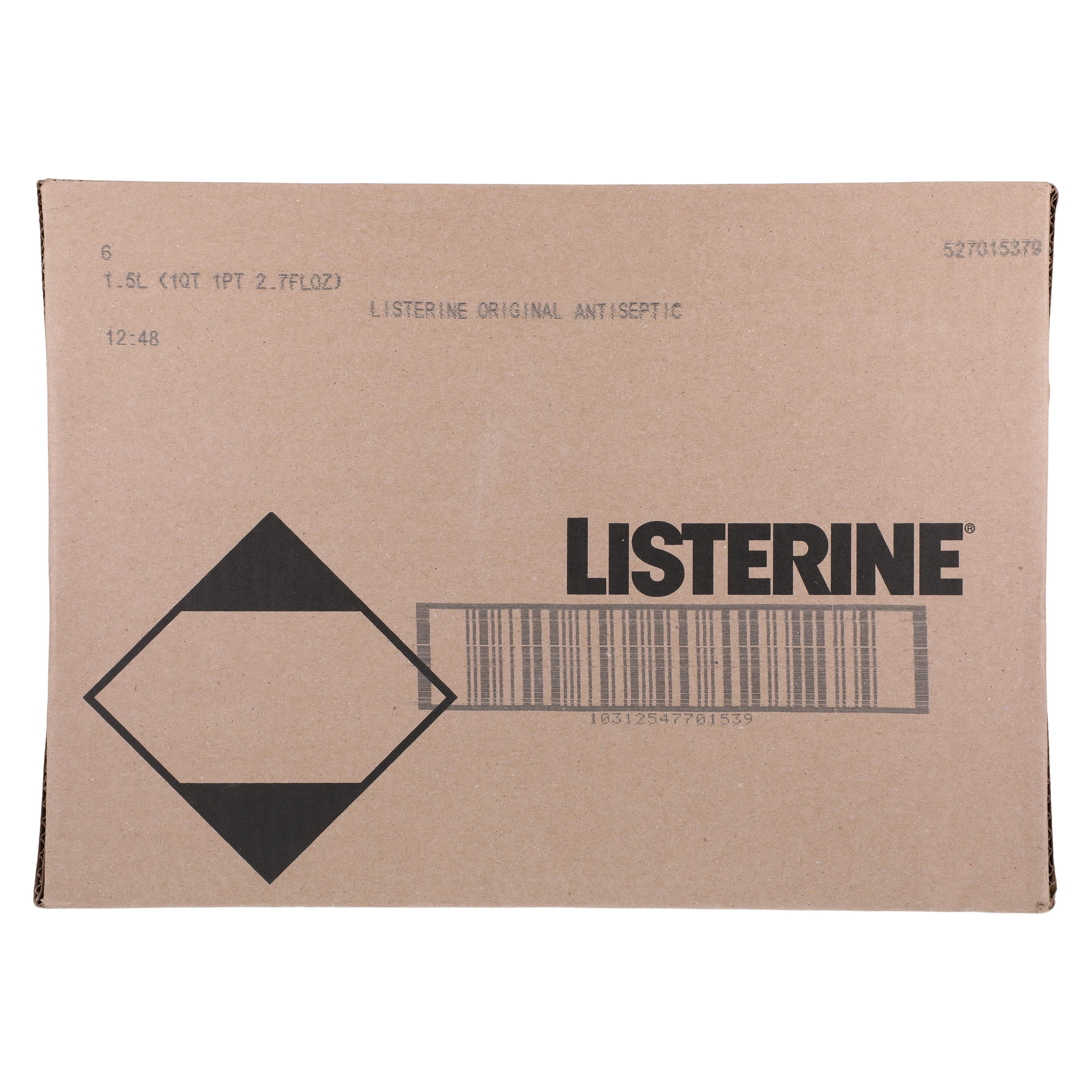 Listerine Antiseptic Mouthwash, Original, 1.5 L Bottle, 6/Case thumbnail 4