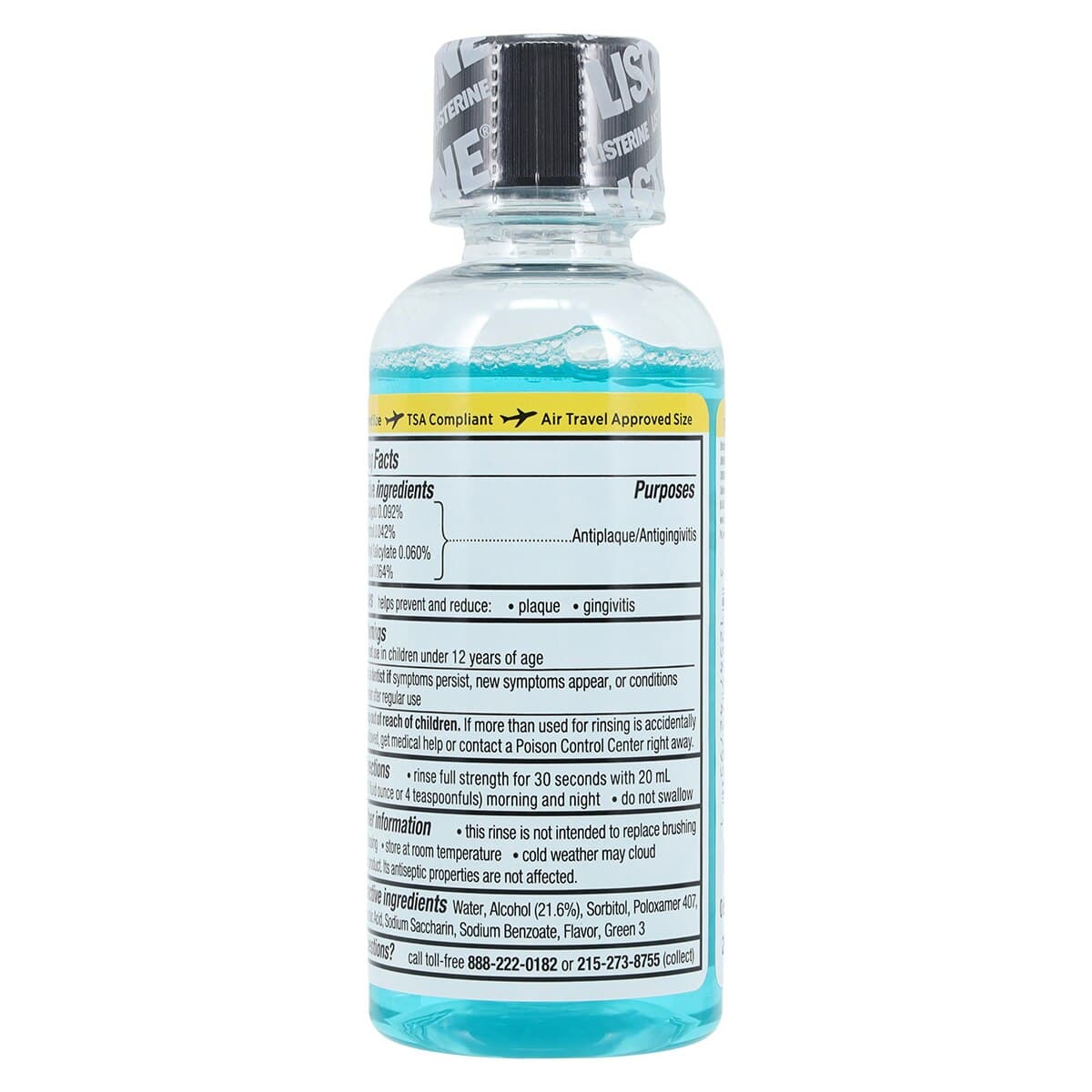 Listerine Antiseptic Mouthwash, Cool Mint, 3.2 oz Bottle, 24/Case thumbnail 4