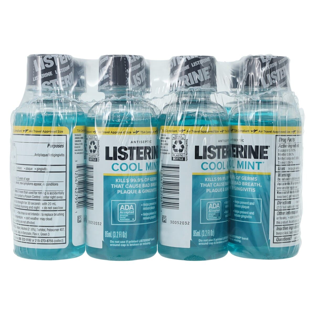 Listerine Antiseptic Mouthwash, Cool Mint, 3.2 oz Bottle, 24/Case thumbnail 5