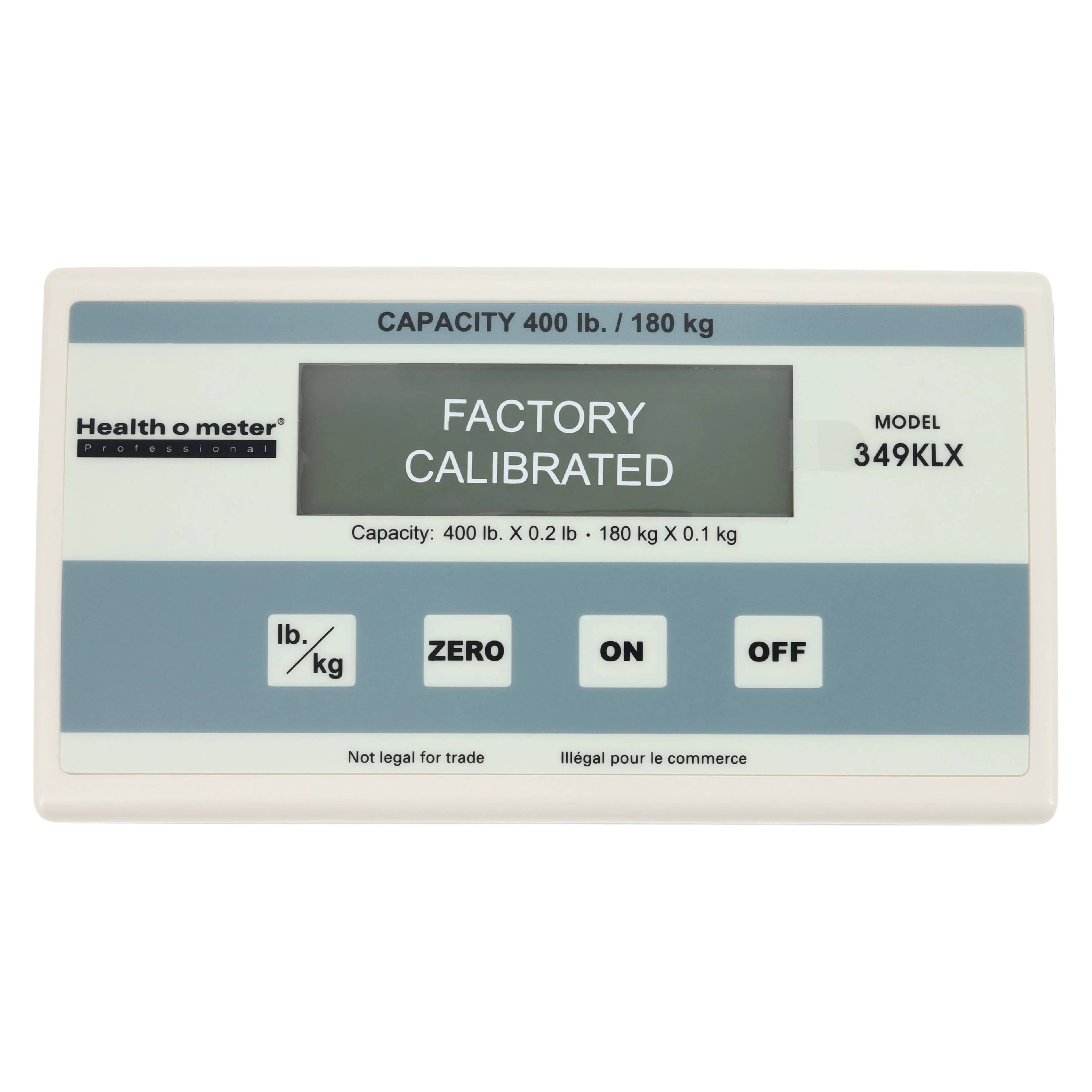 Healthometer Physician Scale with Wall Mount LCD Display, 400 lb Capacity, Digital thumbnail 3