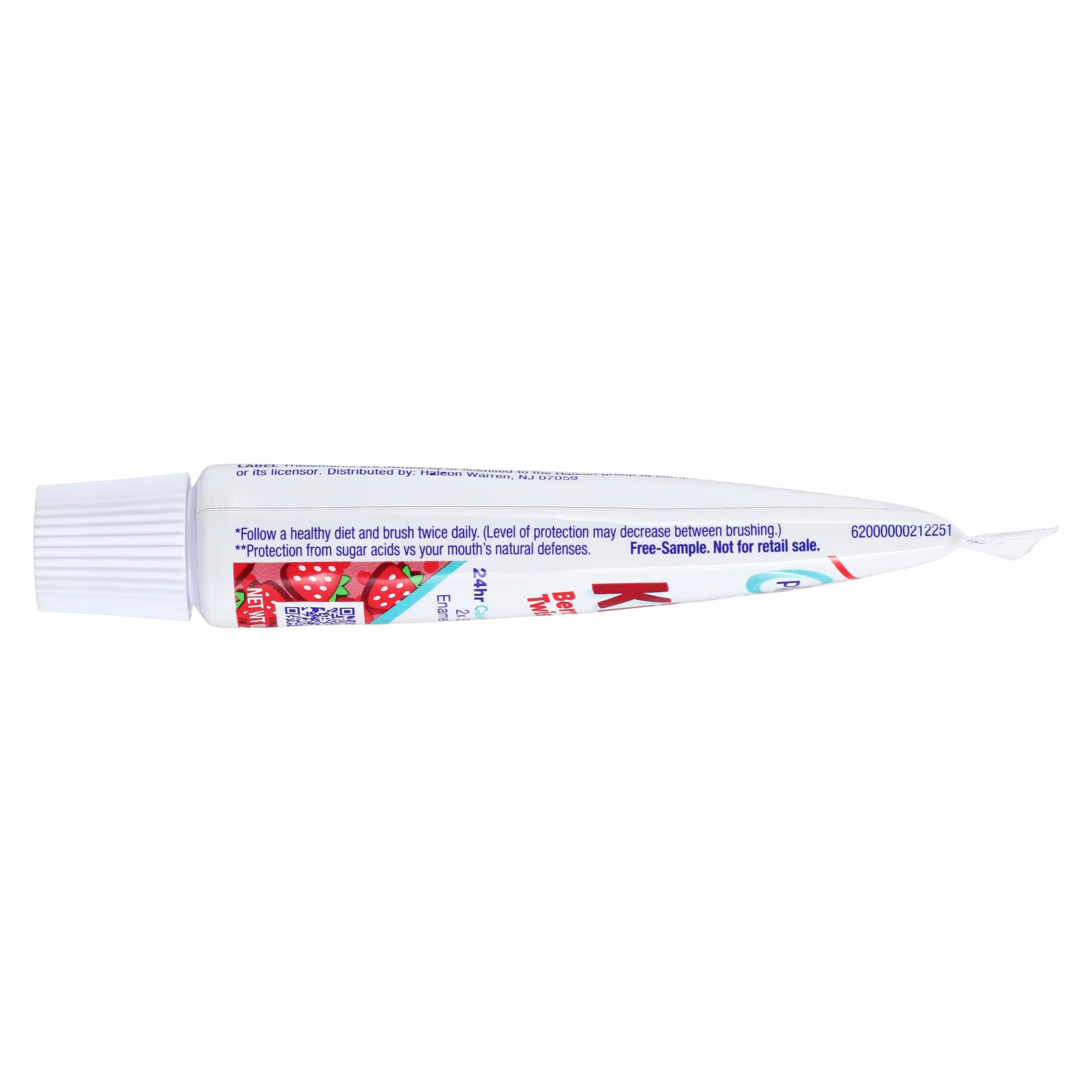 Sensodyne Pronamel Kids Berry Twist Toothpaste, 0.8 oz Tube, 50/Pkg thumbnail 4