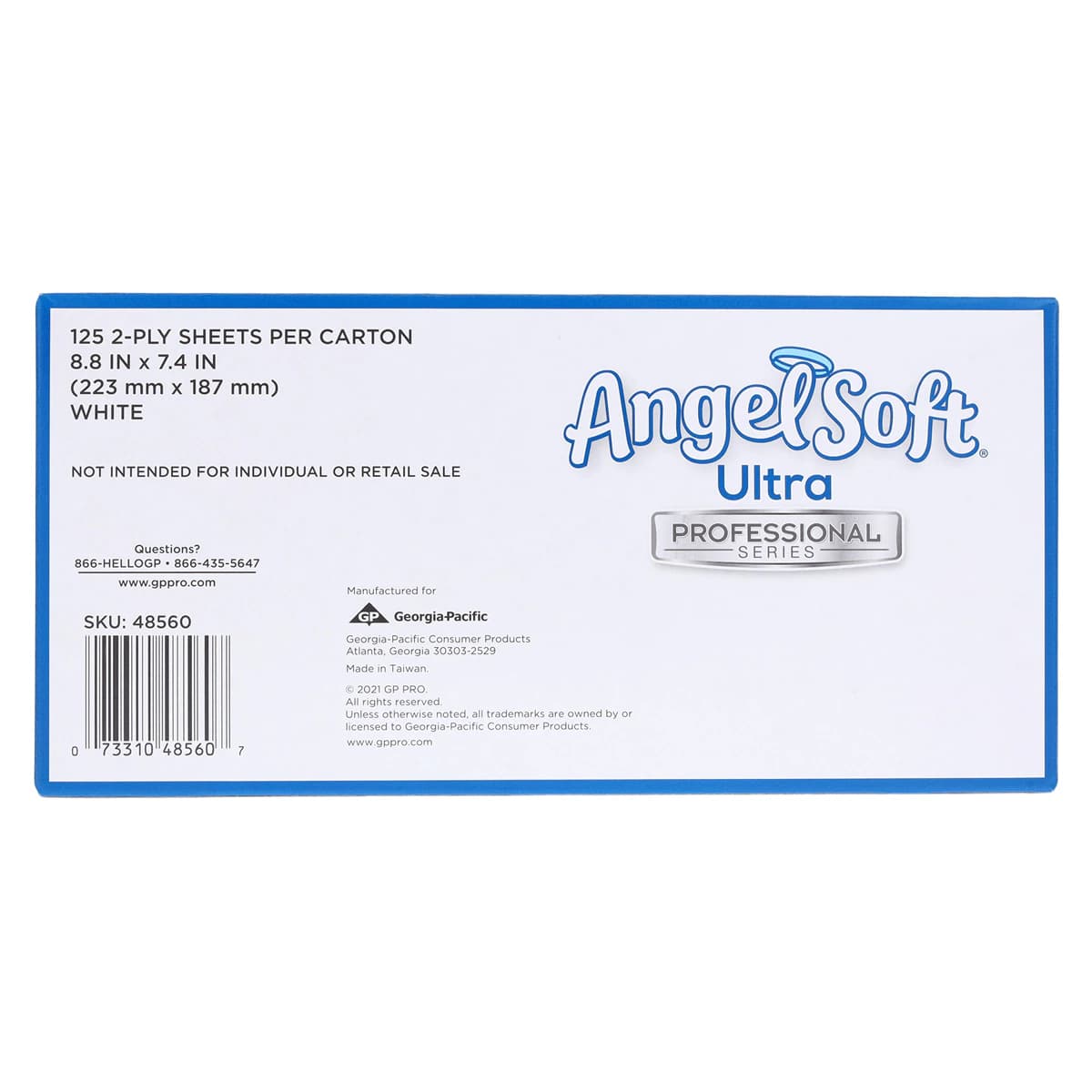 Angel Soft ps Ultra Facial Tissue, 2-Ply, White, 10/Case thumbnail 3