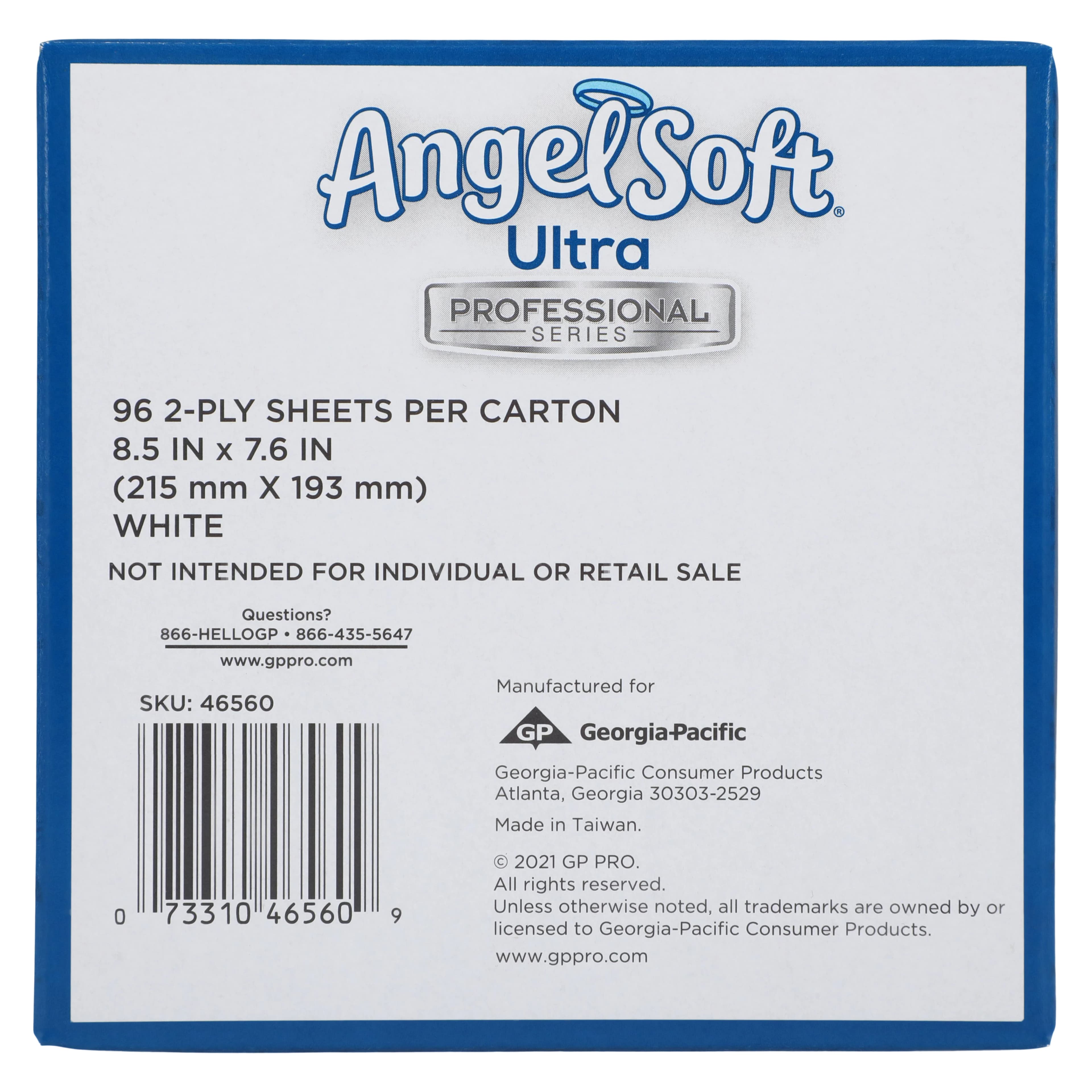 Angel Soft ps Ultra Facial Tissue, 2-Ply, White, 10/Case thumbnail 3