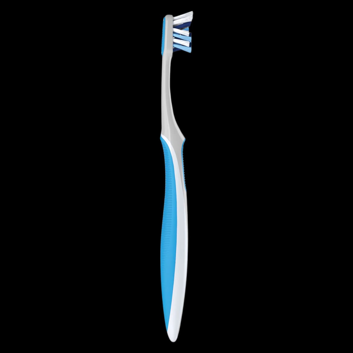 Oral-B CrossAction Compact Manual Toothbrush, Soft, 23 Tuft, Assorted Colors (Pink, Teal, Navy, Grey), 12/Box - CrossAction Compact Toothbrush 23 Soft 4 Assorted Colors 12Bx - Image 1