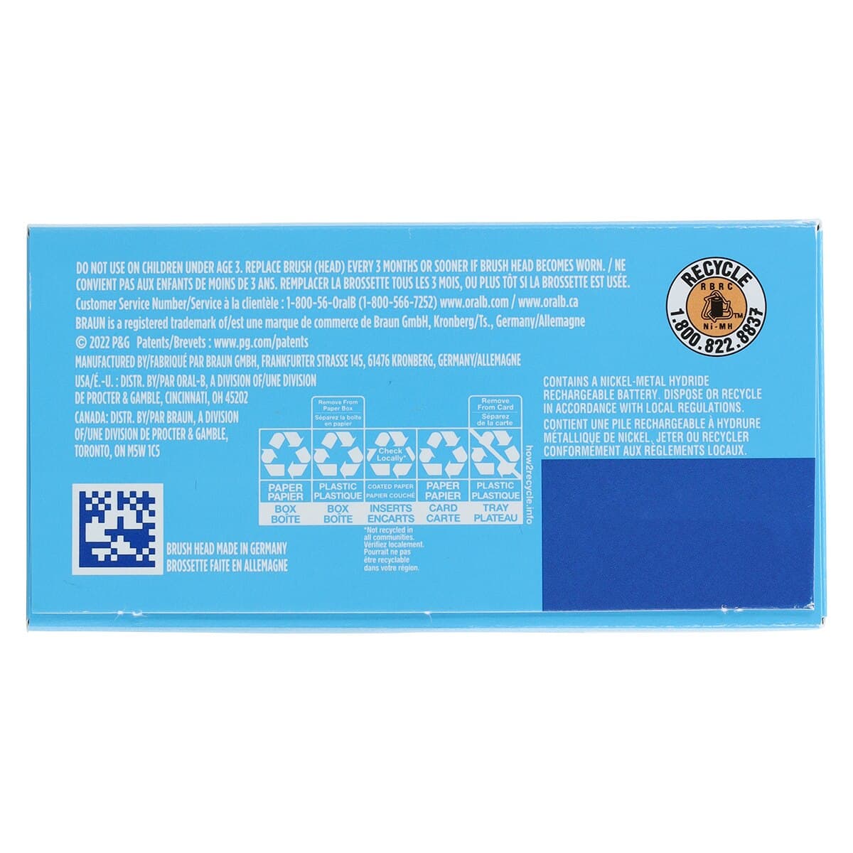 Oral-B Pro 300 Vitality Sensitive Rechargeable Electric Toothbrush thumbnail 4