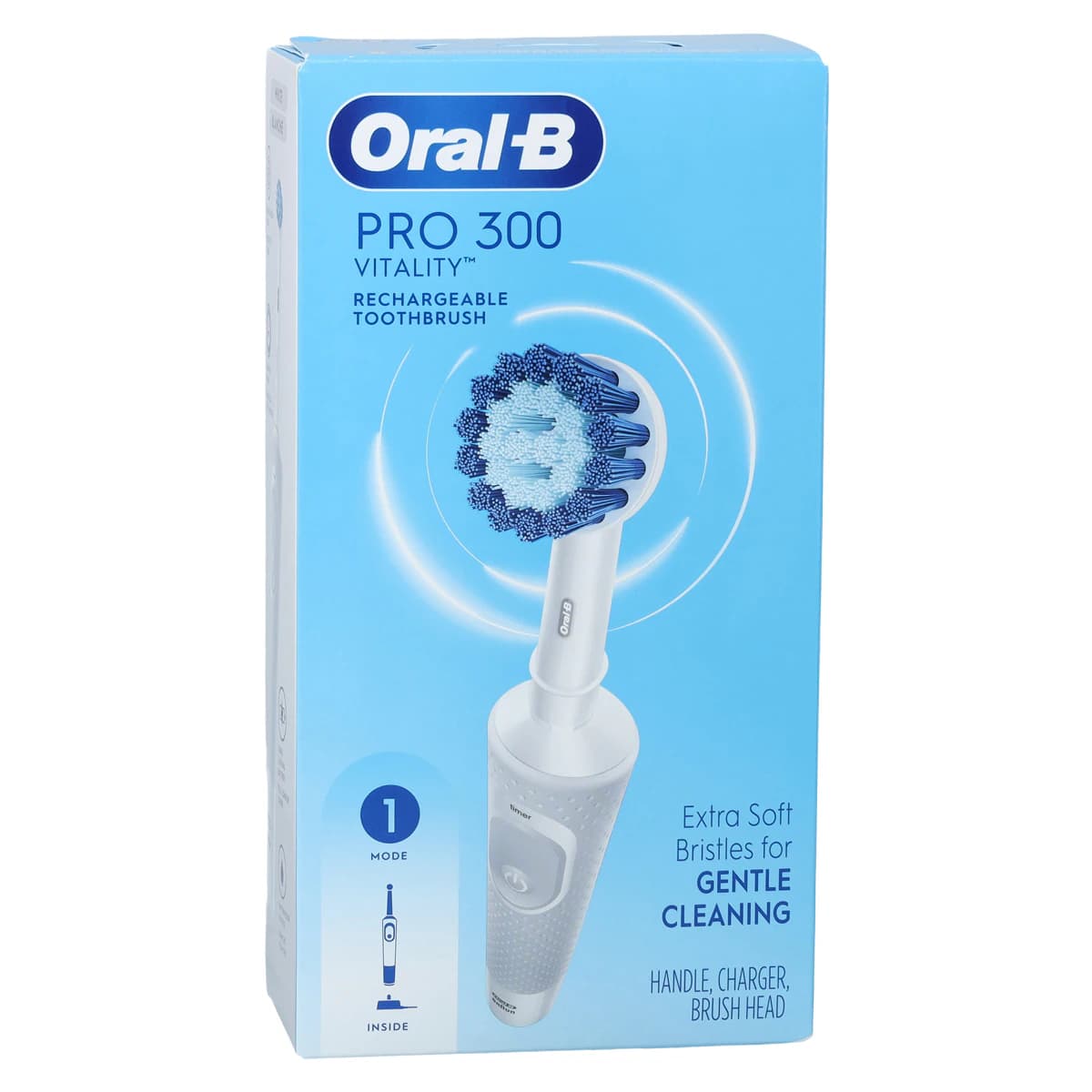 Oral-B Pro 300 Vitality Sensitive Rechargeable Electric Toothbrush - Oral-B Pro 300 Vitality Sensitive Electric Toothbrush - Image 1
