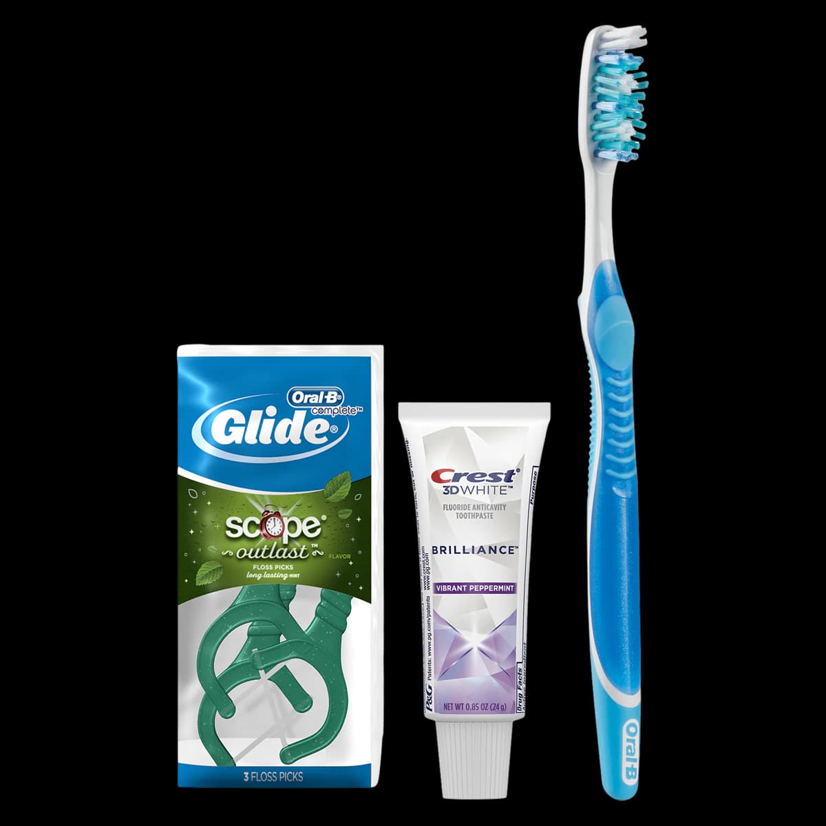 Crest Oral-B Whitening Solution Manual Toothbrush Bundle, 72/Case, 80725477 thumbnail 2