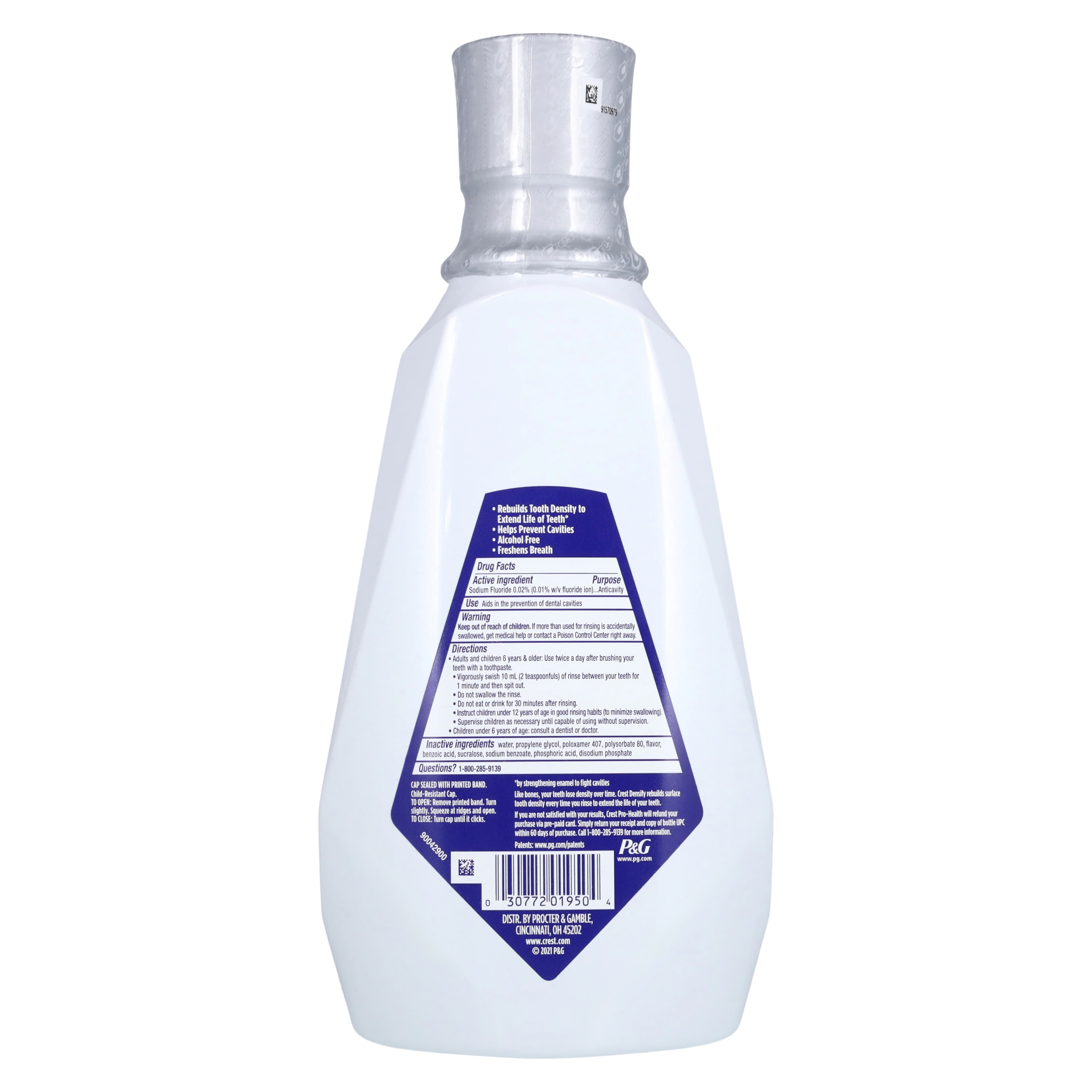 Crest Pro-Health Densify Anticavity Fluoride Mouthwash, Clean Mint, 946 mL Bottle, Case of 6 thumbnail 2