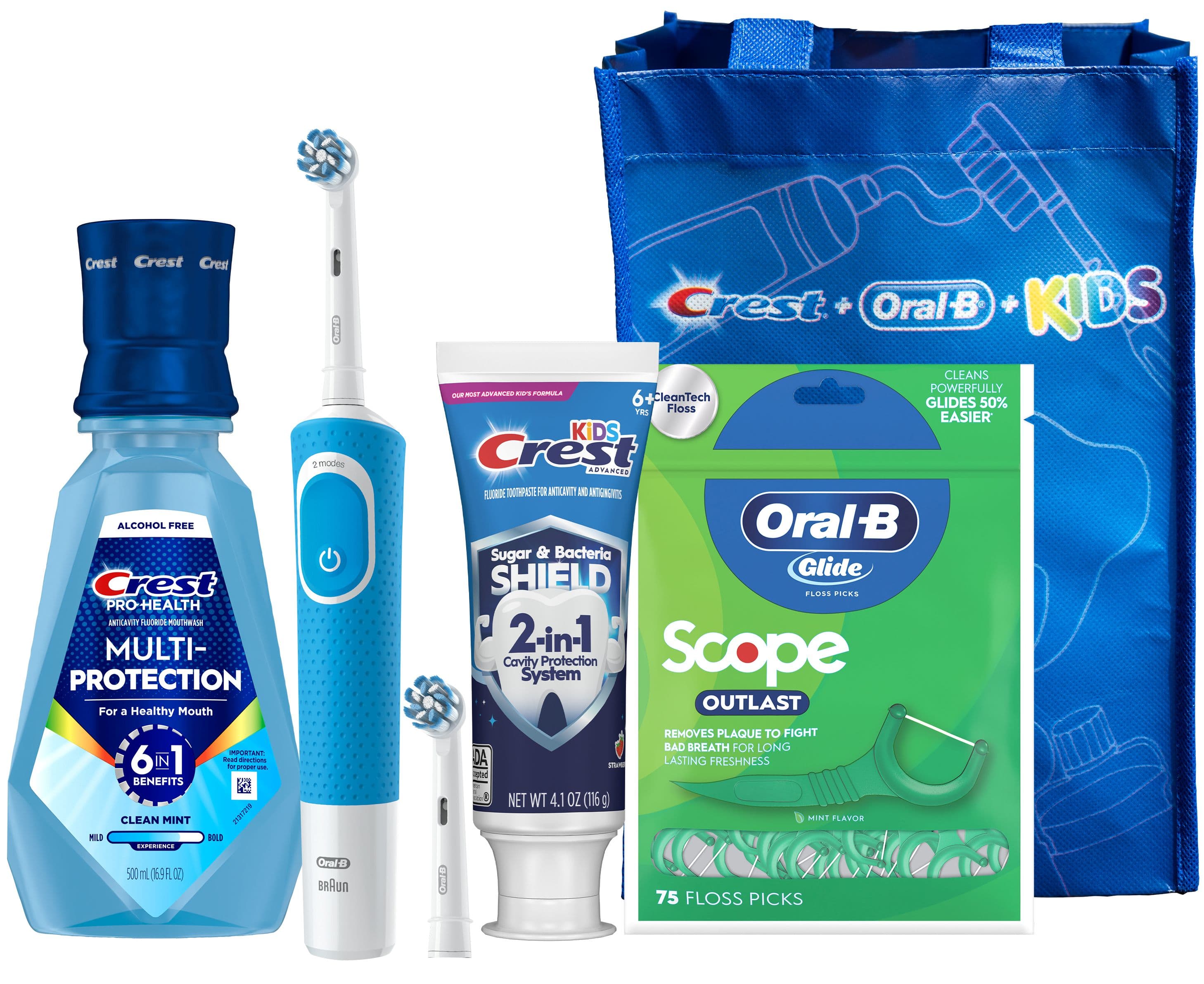 Crest Oral-B Kids 6+ Years Rechargeable Toothbrush Bundle with Oral-B Pro 400, Case of 3 - Crest Oral-B Kids 6+ Years Rechargeable Toothbrush Bundles – With Oral-B Pro 400 Toothbrush - Crest Oral-B Kids 6+ Years Rechargeable Toothbrush Bundles – With Oral-B Pro 400 Toothbrush - Image 1