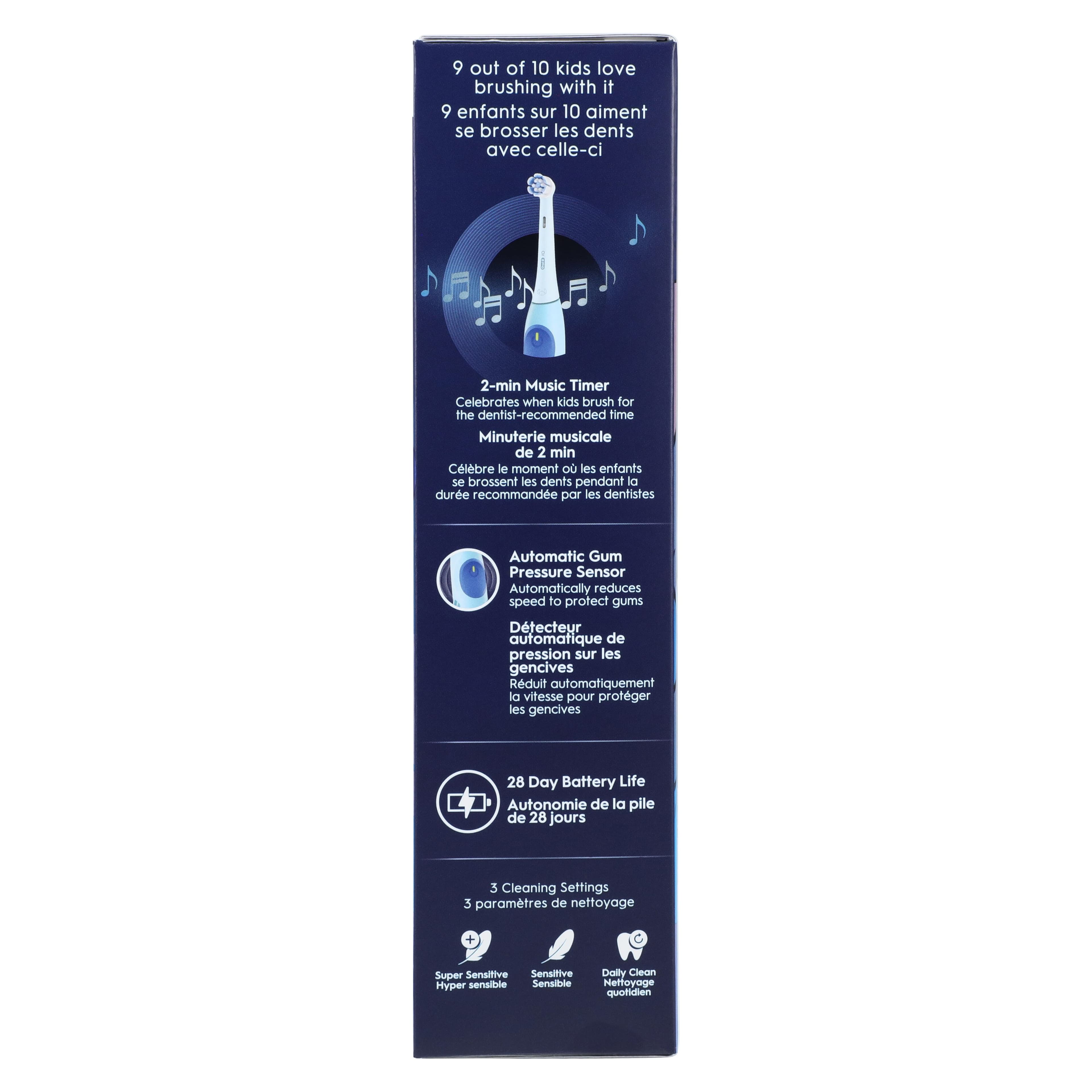 Oral-B Kids 6+ iO2 Stitch Electric Rechargeable Toothbrush, Blue, 3/Case, 80866248 thumbnail 2
