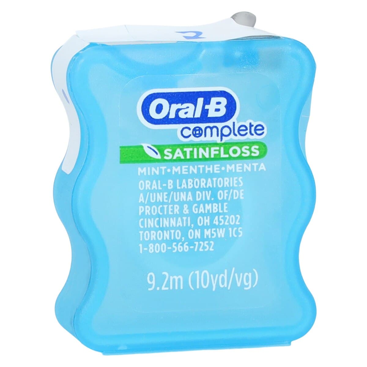 Oral-B Satin Floss, Mint, Waxed Tape, 10 yd Compact Spool, 144/Case thumbnail 2