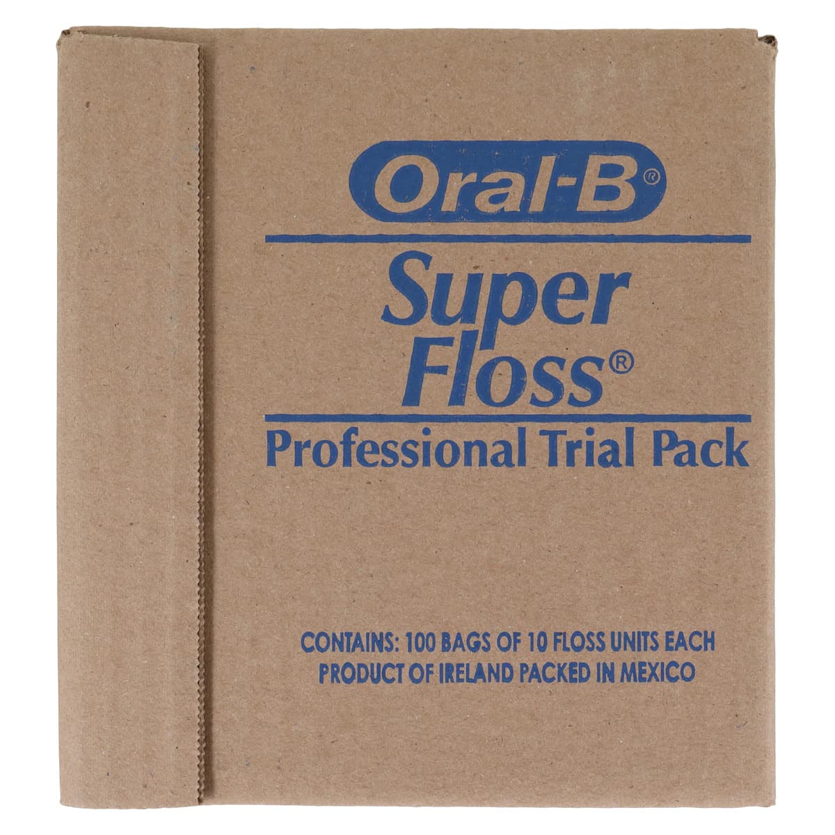 Oral-B SuperFloss Trial Pack, Mint, Pre-Measured Strands, 10/Bag, 100 Bags/Box, 13265220 thumbnail 3
