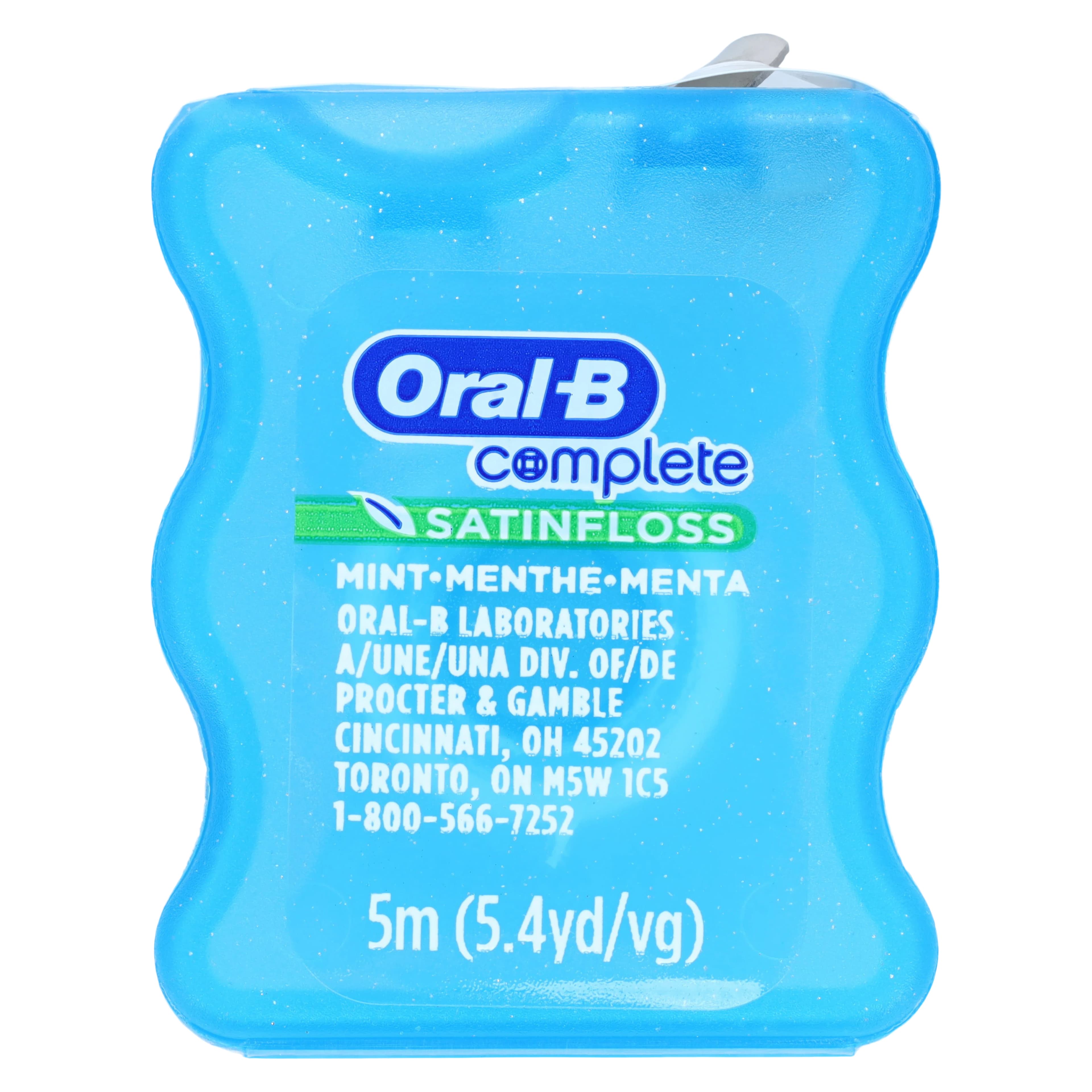 Oral-B Complete Satin Floss, Mint, Waxed, 5.5 yd Compact Spool, 144/Case - Oral-B® Complete SATINFLOSS™ Mint 5.5yd Case of 144 - Image 1