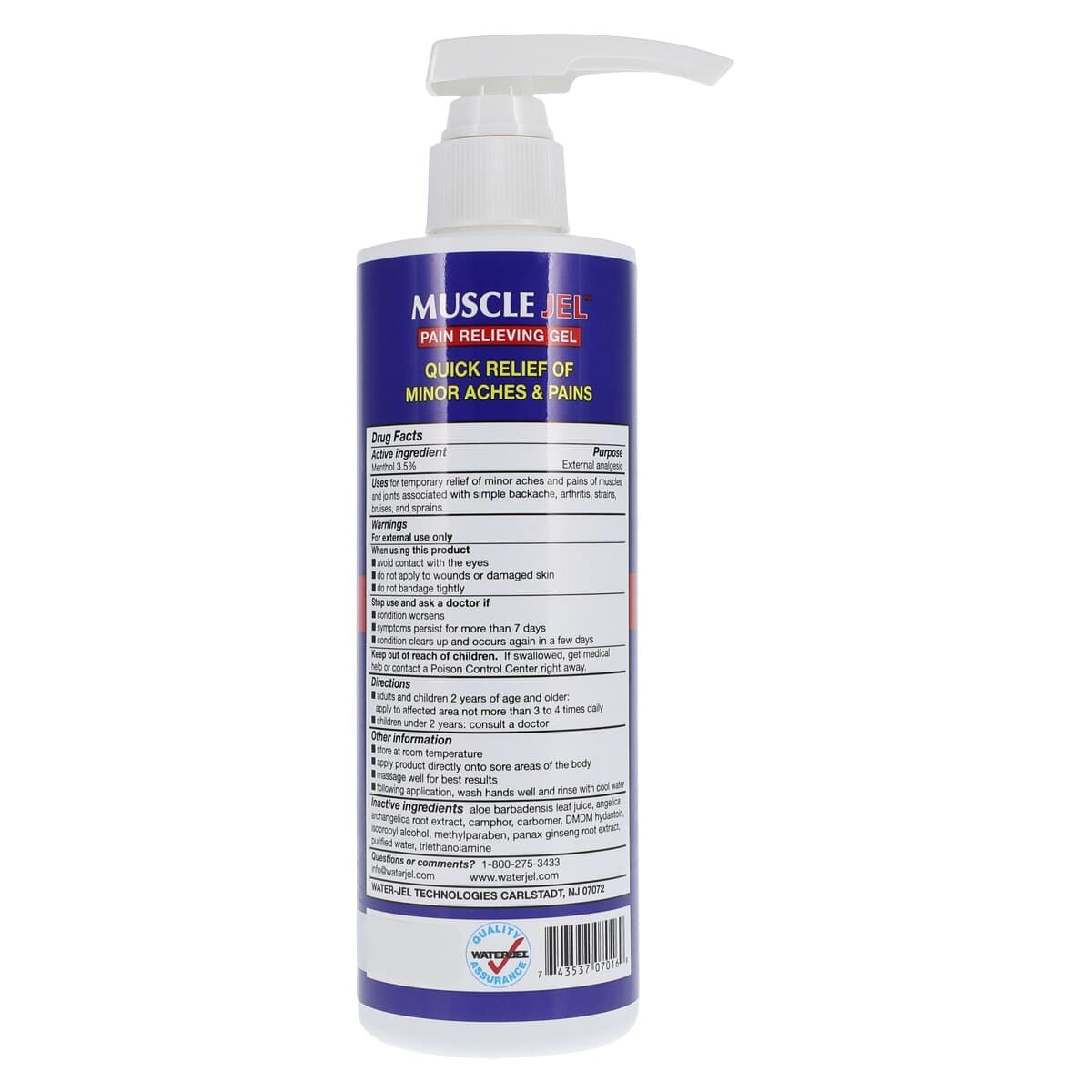 Safeguard Muscle Jel Analgesic Gel 3.5%, Pump Bottle, 16 oz (NR) thumbnail 2