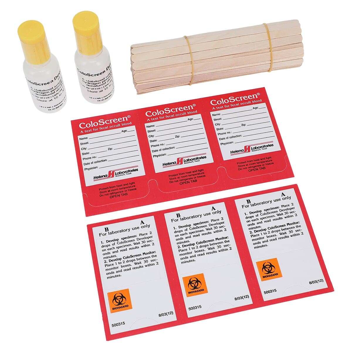 Helena Laboratories ColoScreen III FOB Triple Slide Test Kit, CLIA Waived, 34 Count Box thumbnail 2