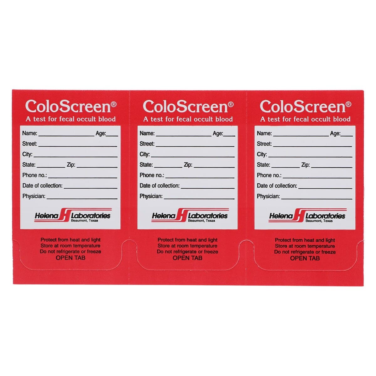 Helena Laboratories ColoScreen III FOB Triple Slide Test Kit, CLIA Waived, 34 Count Box thumbnail 7