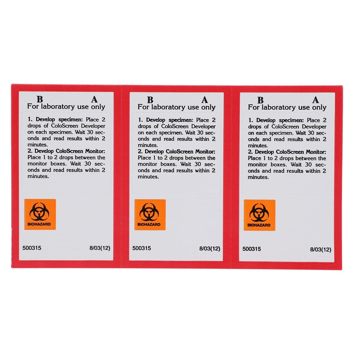 Helena Laboratories ColoScreen III FOB Triple Slide Test Kit, CLIA Waived, 34 Count Box thumbnail 8