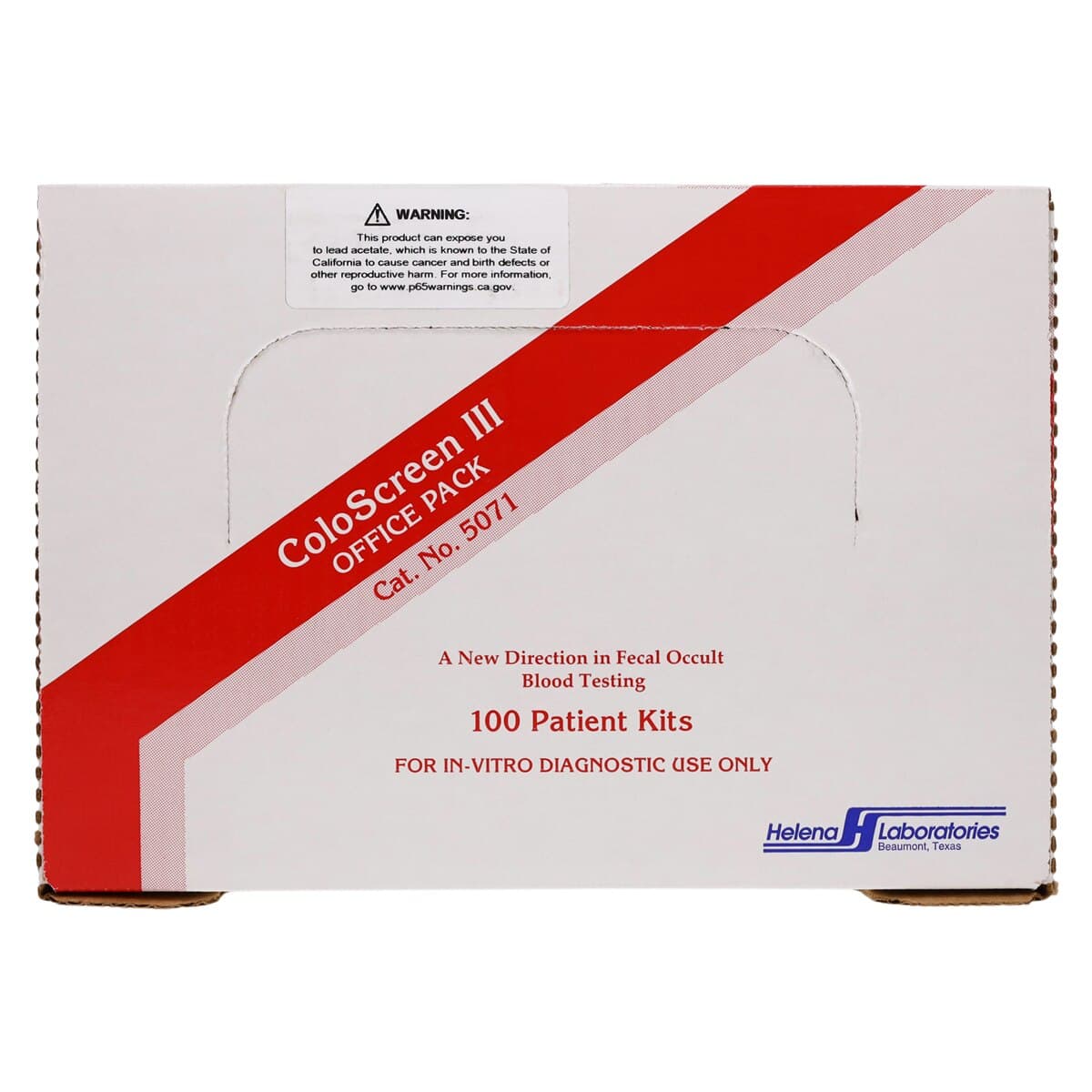 Helena Laboratories ColoScreen FOB Office Pack Test Kit, CLIA Waived, 100 Triples/Case thumbnail 7