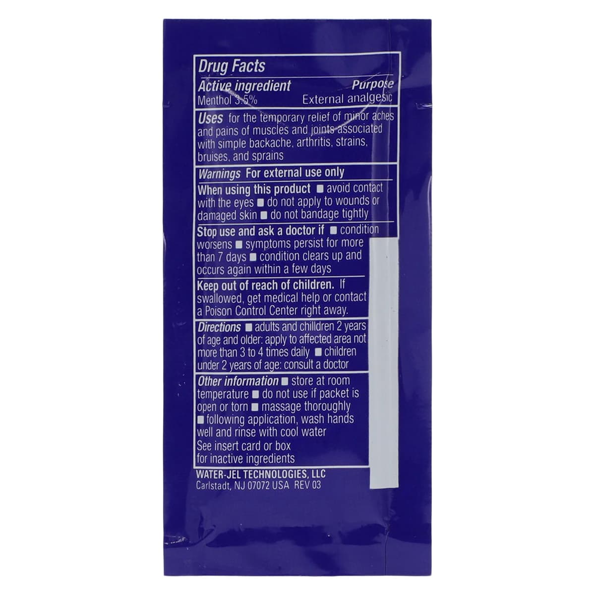 Safeguard Muscle Jel Analgesic Gel, 3.5 g Packets, 96/Box thumbnail 4