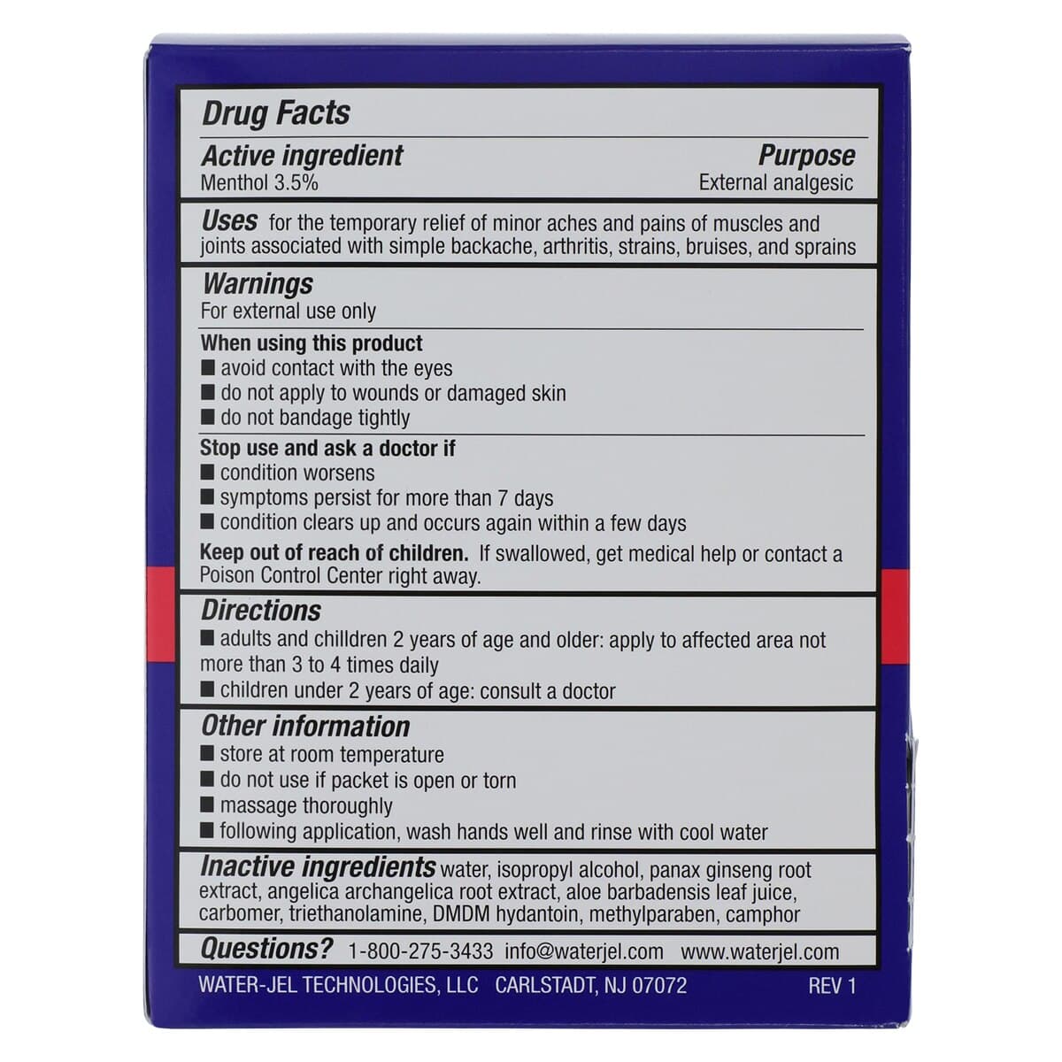 Safeguard Muscle Jel Analgesic Gel, 3.5 g Packets, 96/Box thumbnail 6
