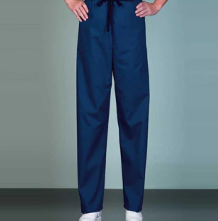 Fashion Seal Scrub Pant, Unisex Drawstring, Navy, 3X-Large, 65% Polyester/35% Cotton, 1 Pocket, Style 78844 - Scrub Pant Unisex Drawstring - Image 1