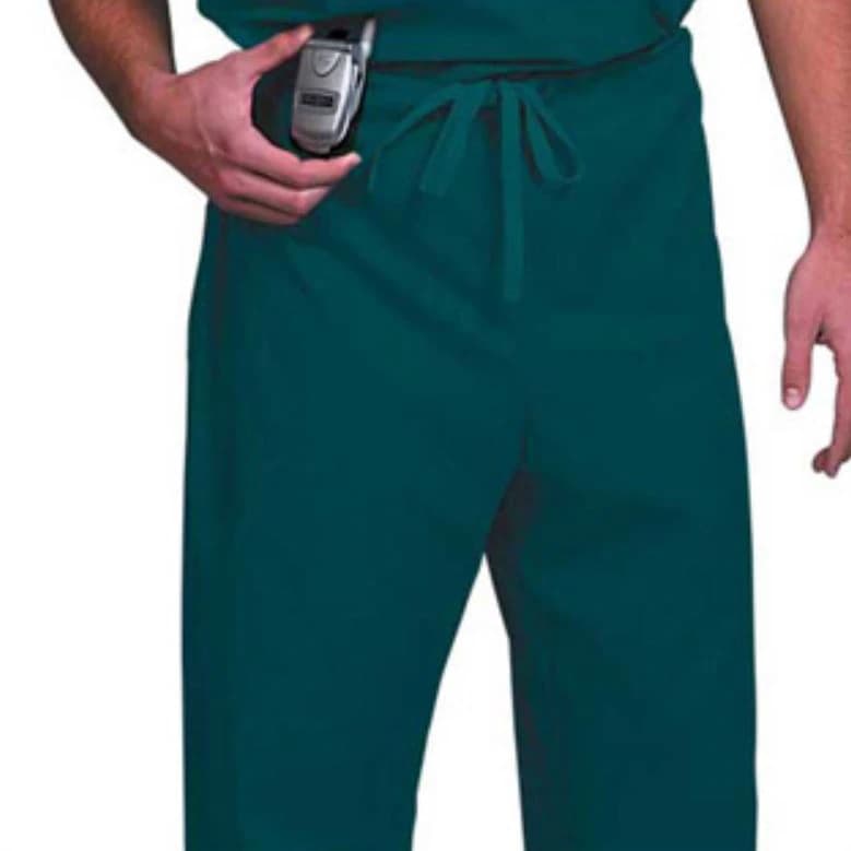 Fashion Seal Unisex Drawstring Scrub Pant, Fir Green, 4X-Large, 1 Pocket, Style 78831 - Scrub Pant Unisex Drawstring - Image 1