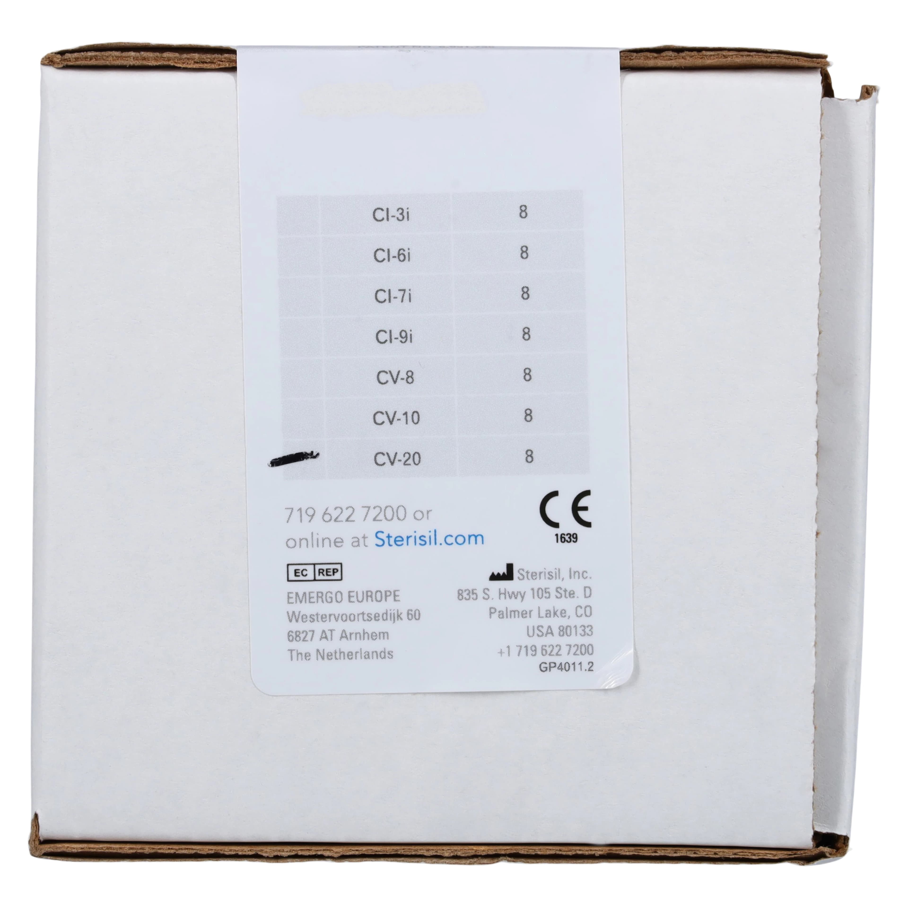 Sterisil Valved Cartridge 20 (CV-20), 14-3/4" L x 2.5" D, 1 Each thumbnail 4