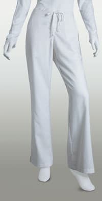 Grey's Anatomy Scrub Pant, 5-Pocket Tie-Front, Women's, White, X-Small, 4232 - Scrub Pant 5 Pkt Tie-Fr - Image 1