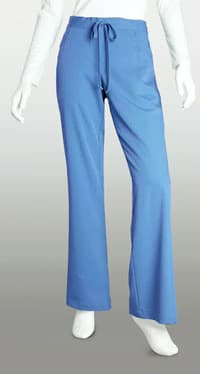 Grey's Anatomy Scrub Pant, 5 Pocket, Tie-Front, Women's, X-Small, Ceil Blue, 77% Polyester/23% Rayon, 4232 - Scrub Pant 5 Pkt Tie-Fr - Image 1