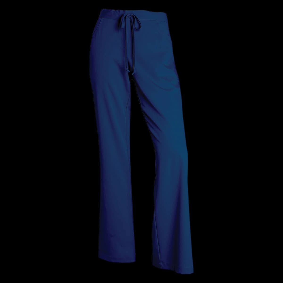 Grey's Anatomy Scrub Pant, 5 Pocket Tie-Front, Petite, Indigo, Women's, Large, 4232 - Scrub Pant 5 Pkt Tie-Fr Petite - Image 1