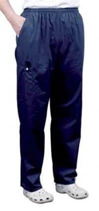 Fashion Seal Unisex Ultimate Pants, Navy, XX-Large, 65% Polyester/35% Cotton Poplin, Latex-Free, Non-Fluid Resistant, 7438 - Fashion Poplin® Navy Unisex Ultimate Pants XX-Large Latex-Free Non-Fluid Resistant - Image 1