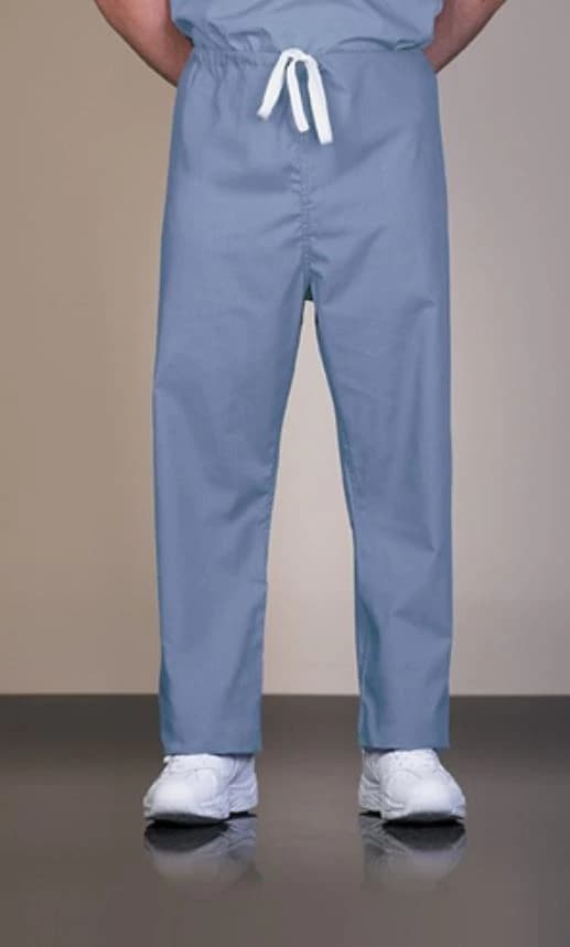 Fashion Seal Scrub Pants, Ciel Blue, X-Long, Unisex, Drawstring, 1 Pocket - Scrub Pants Ciel X-Long - Image 1